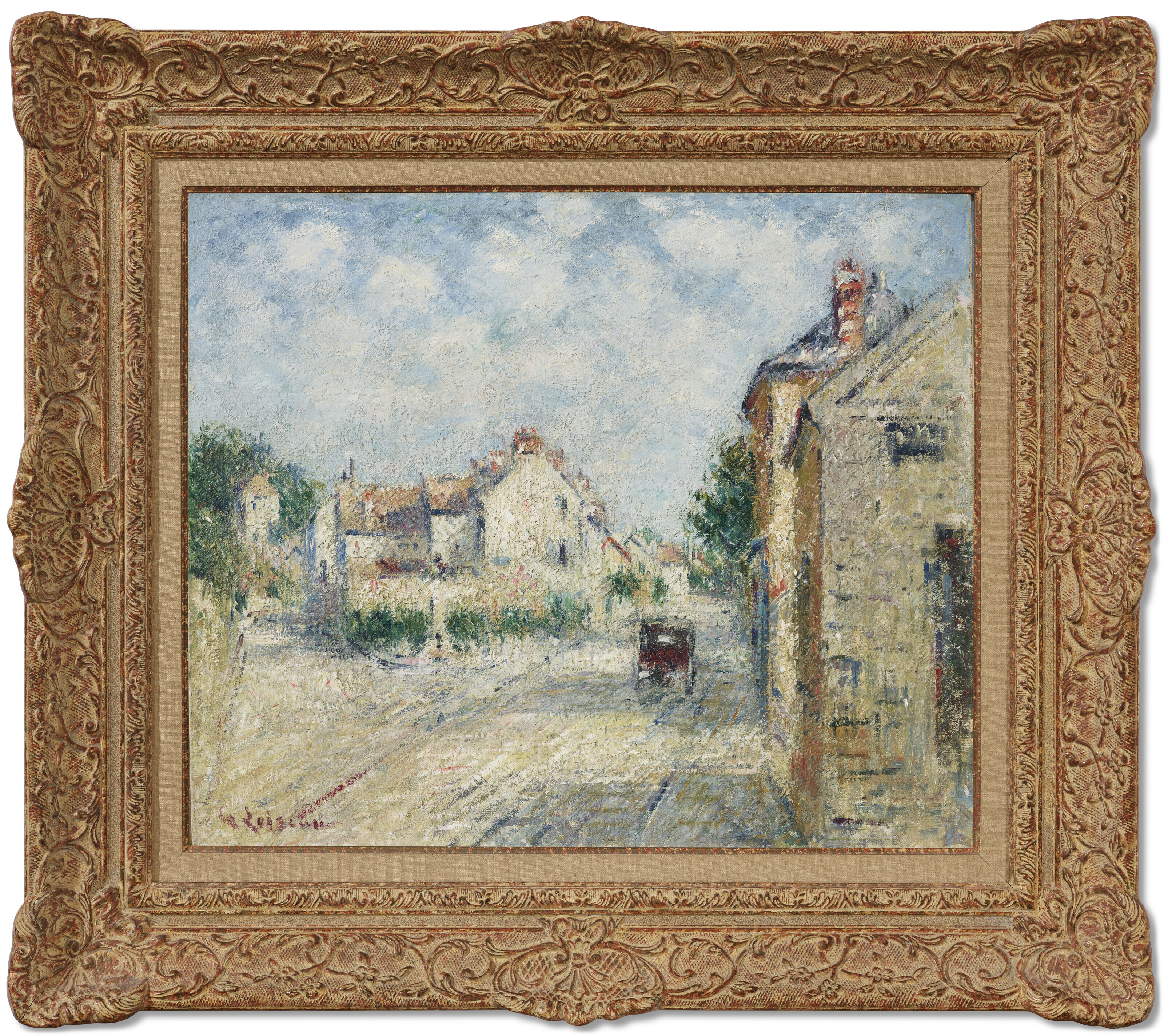 Gustave Loiseau — Деревенская улица в Нормандии, изображение 2