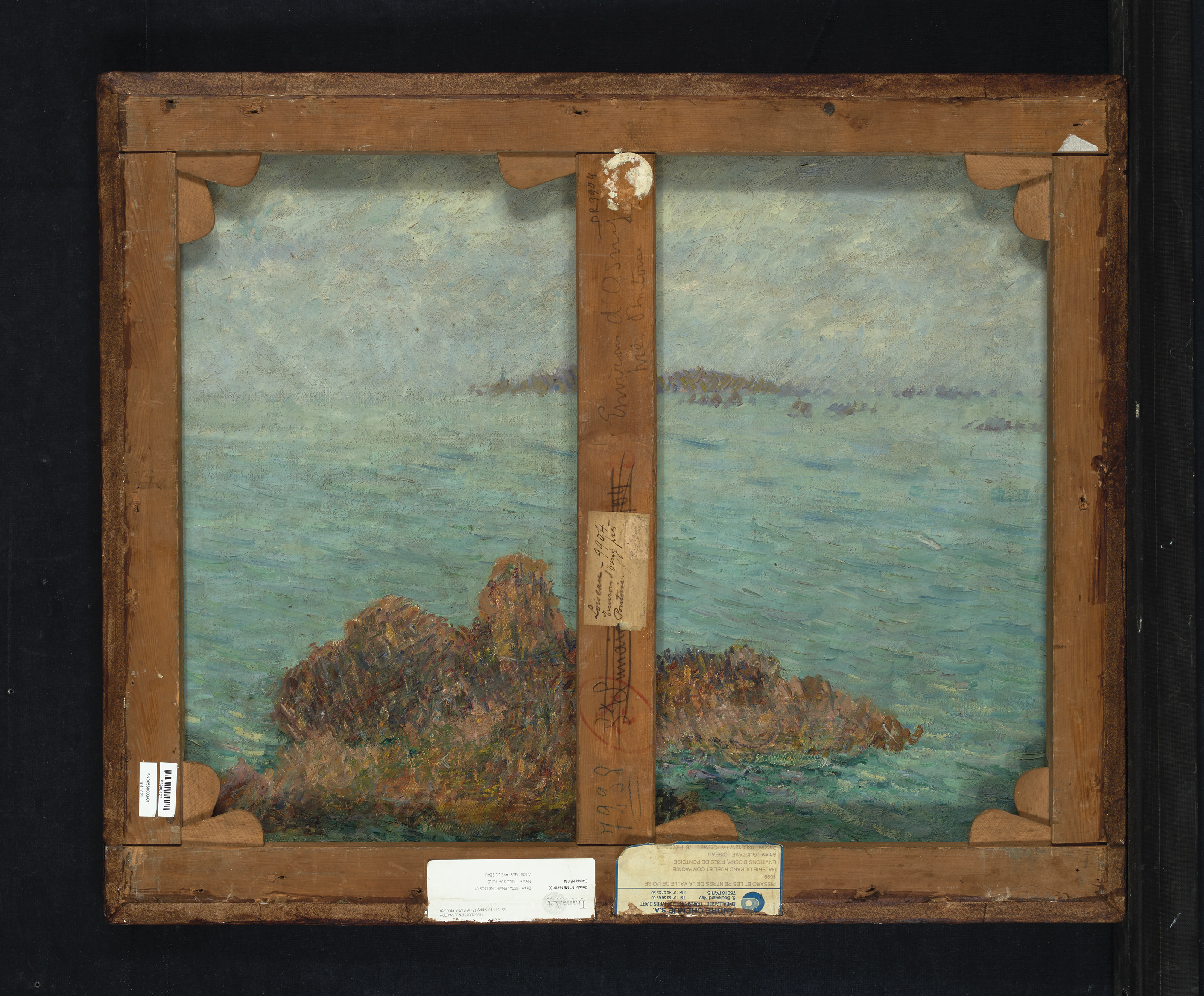 Gustave Loiseau — Окрестности Осни, пре-Понтуаз ( справа ); Морской порт ( справа ), изображение 2