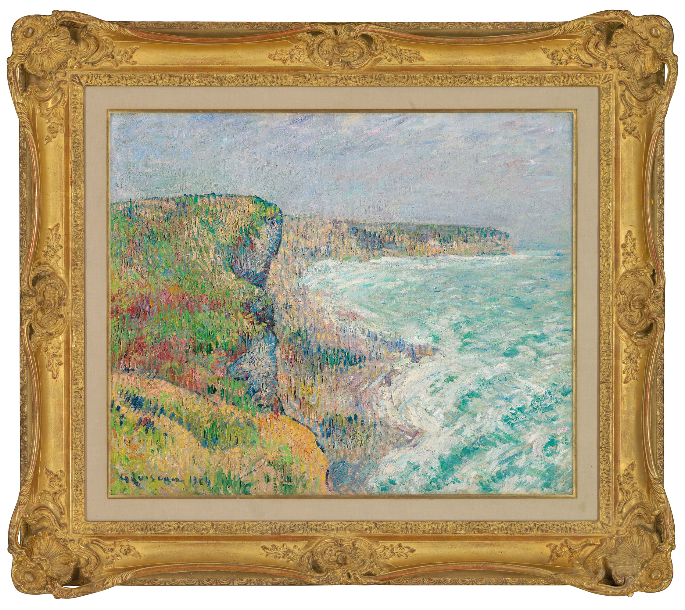 Gustave Loiseau — Фалези из порта в Ливере, изображение 2