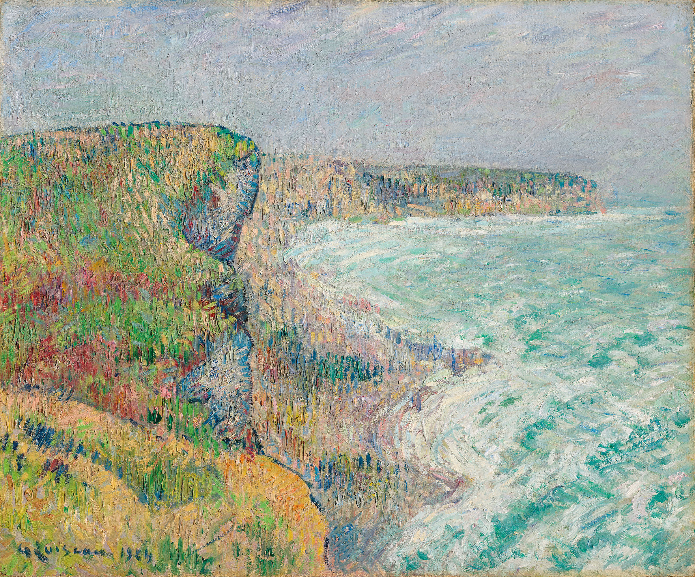 Gustave Loiseau — Фалези из порта в Ливере, изображение 3