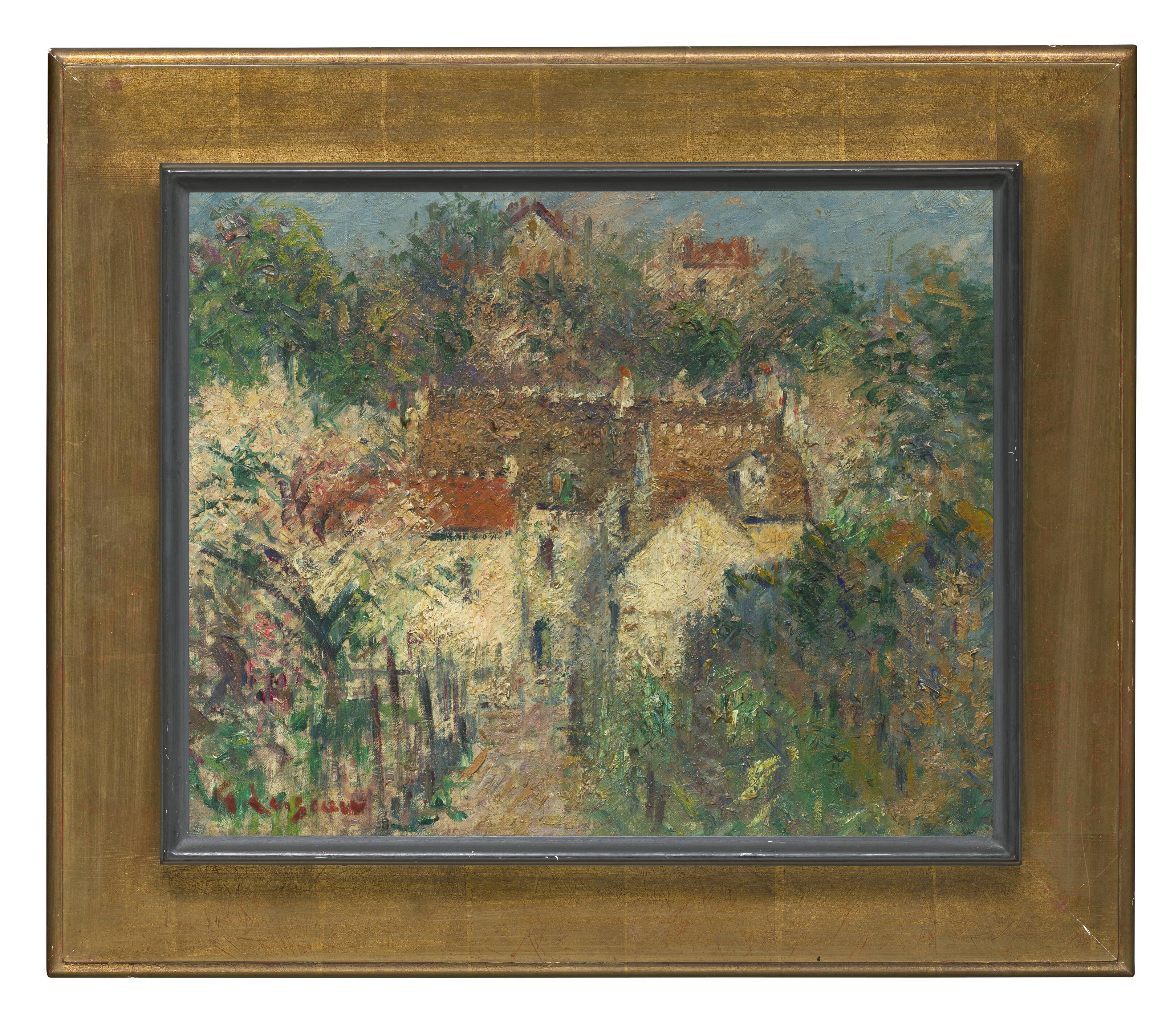 Gustave Loiseau — Улица в деревне, изображение 4