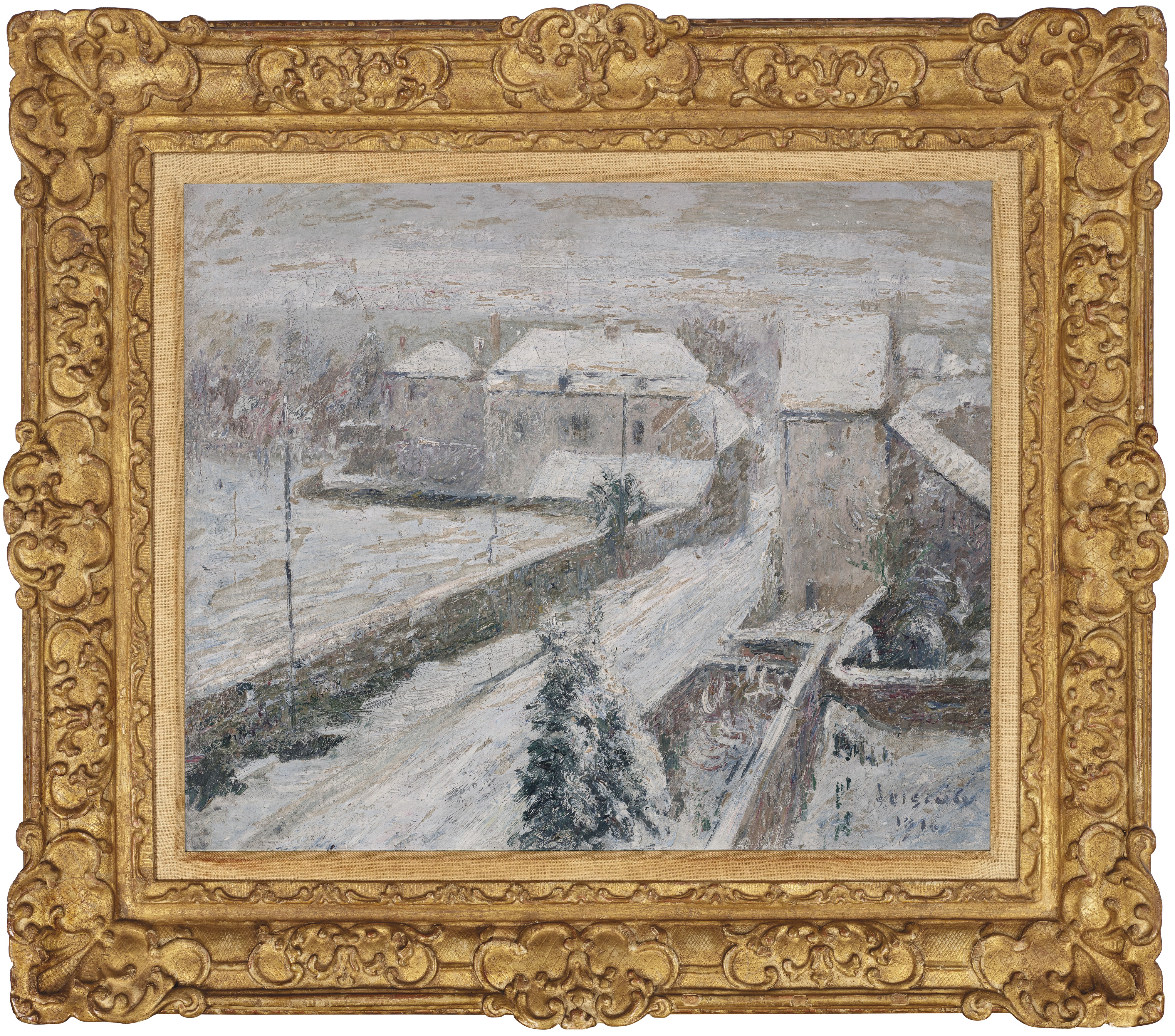 Gustave Loiseau — Вид из окна на окрестности, изображение 2