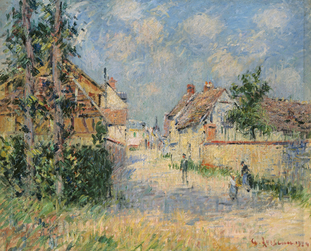 Gustave Loiseau — Улица Сен-Сир-дю-Водрей