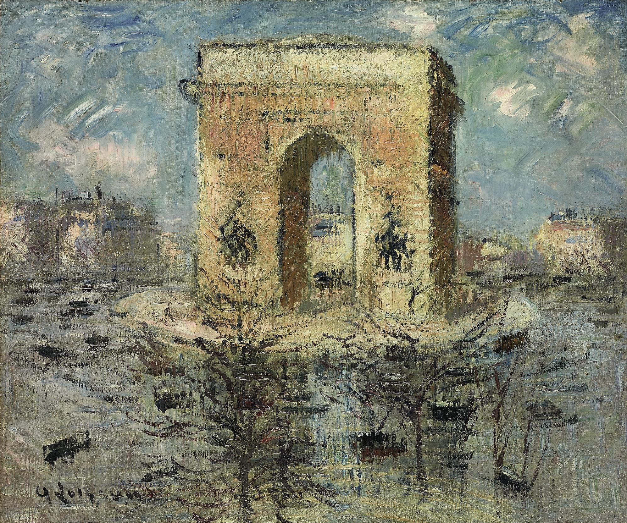 Gustave Loiseau — Триумфальная арка, площадь Этуаль