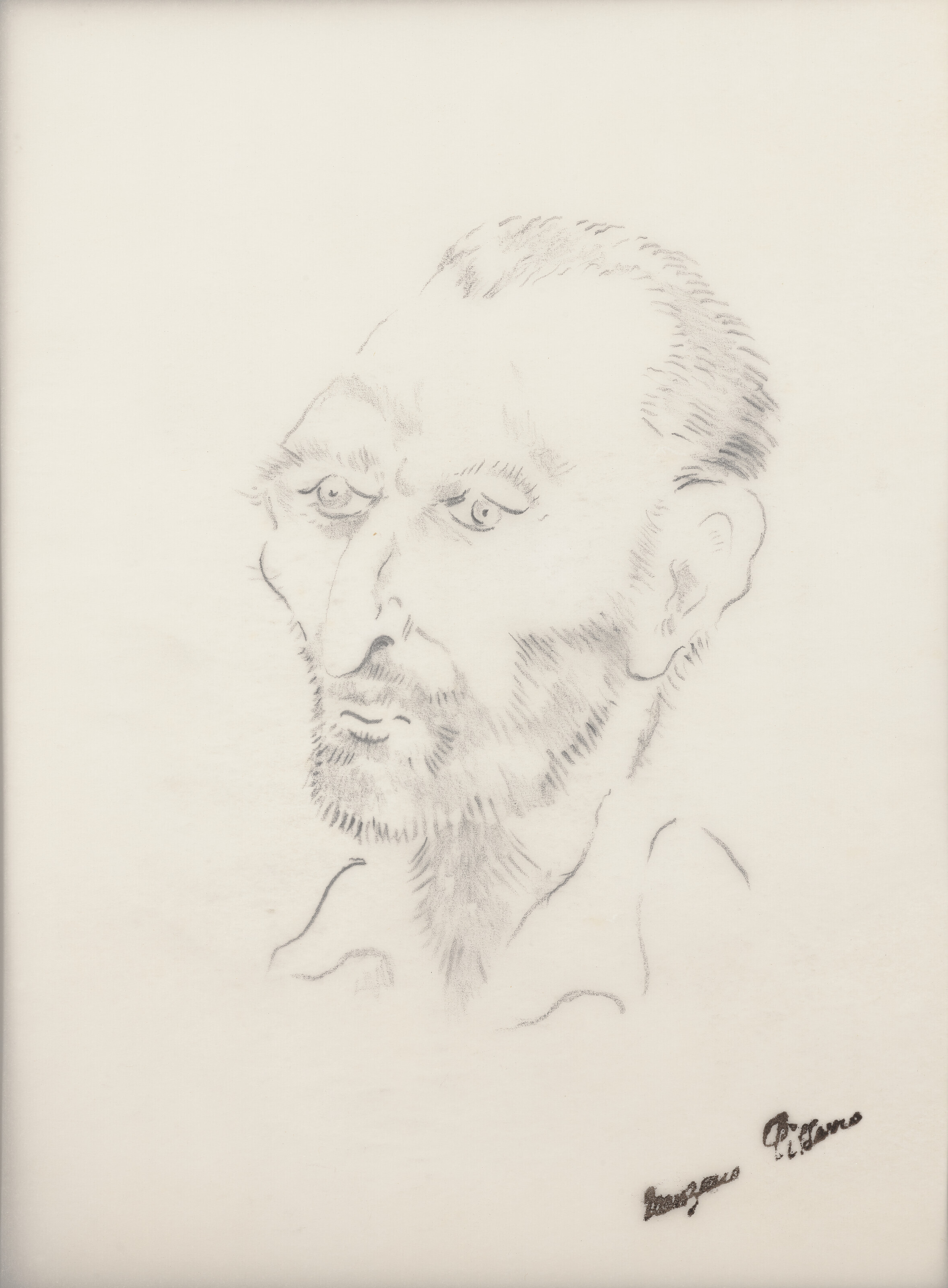 Gustave Loiseau — Группа из восьми портретных набросков: Автопортрет; Винсент Ван Гог; Гюстав Луазо; Поль Гоген; Жильбер Уайт; Анри де Тулуз-Лотрек; Амбруаз Воллар; и Поль Синьяк., изображение 2