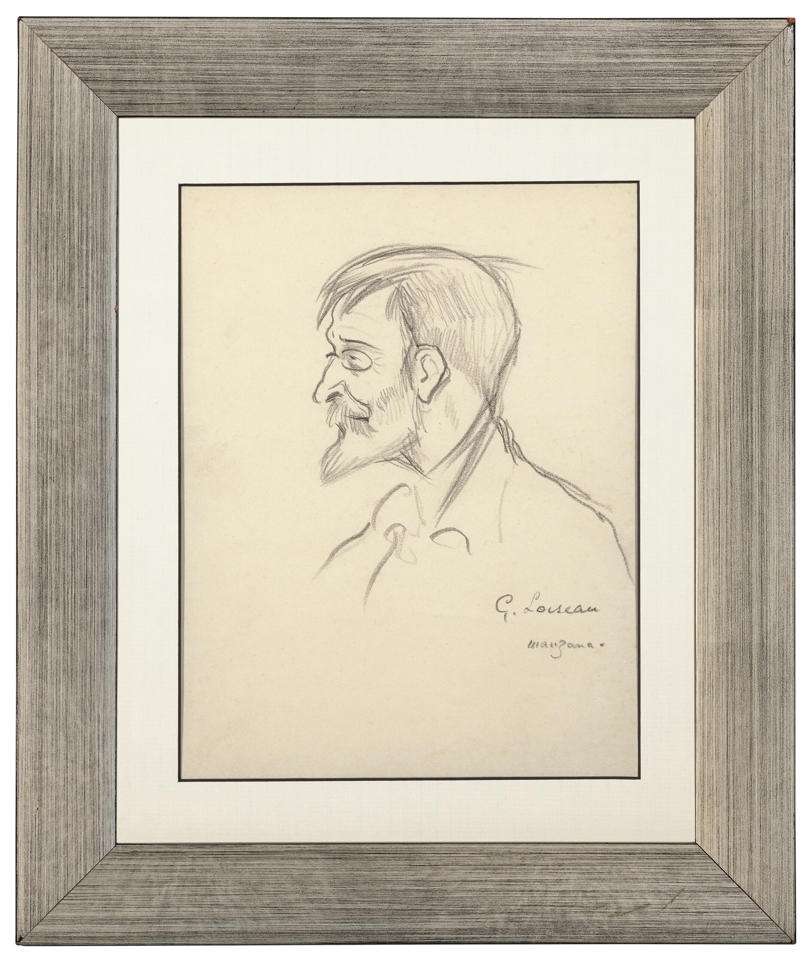 Gustave Loiseau — Группа из восьми портретных набросков: Автопортрет; Винсент Ван Гог; Гюстав Луазо; Поль Гоген; Жильбер Уайт; Анри де Тулуз-Лотрек; Амбруаз Воллар; и Поль Синьяк., изображение 12