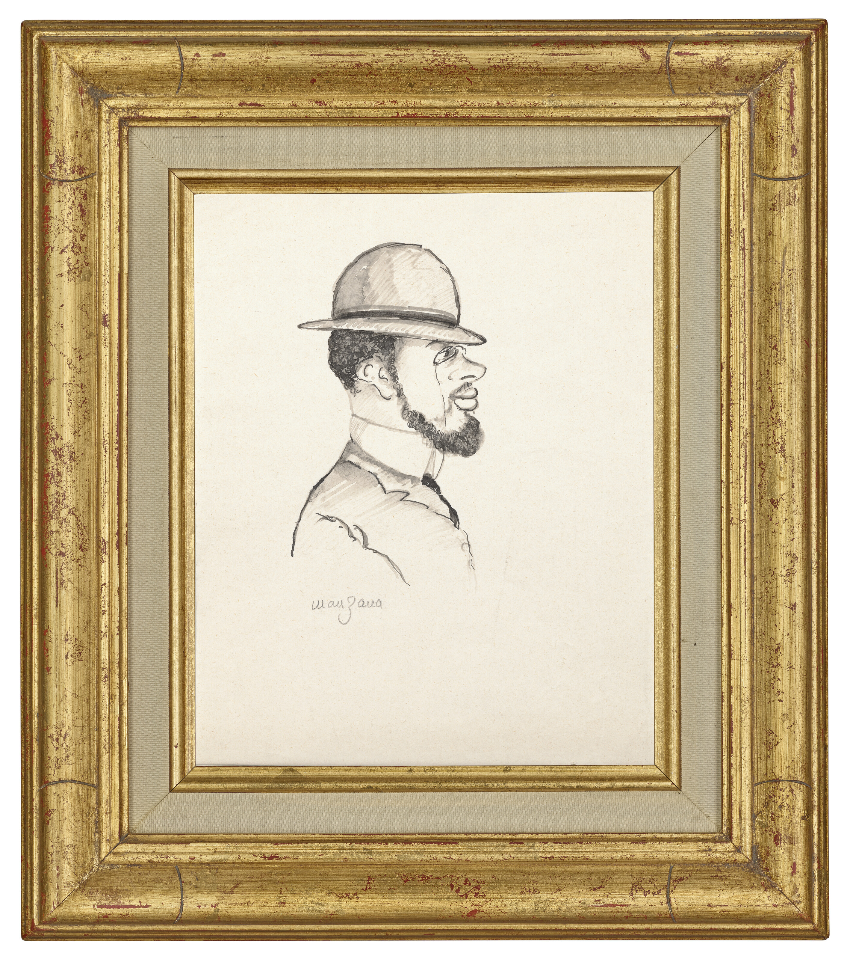 Gustave Loiseau — Группа из восьми портретных набросков: Автопортрет; Винсент Ван Гог; Гюстав Луазо; Поль Гоген; Жильбер Уайт; Анри де Тулуз-Лотрек; Амбруаз Воллар; и Поль Синьяк., изображение 14
