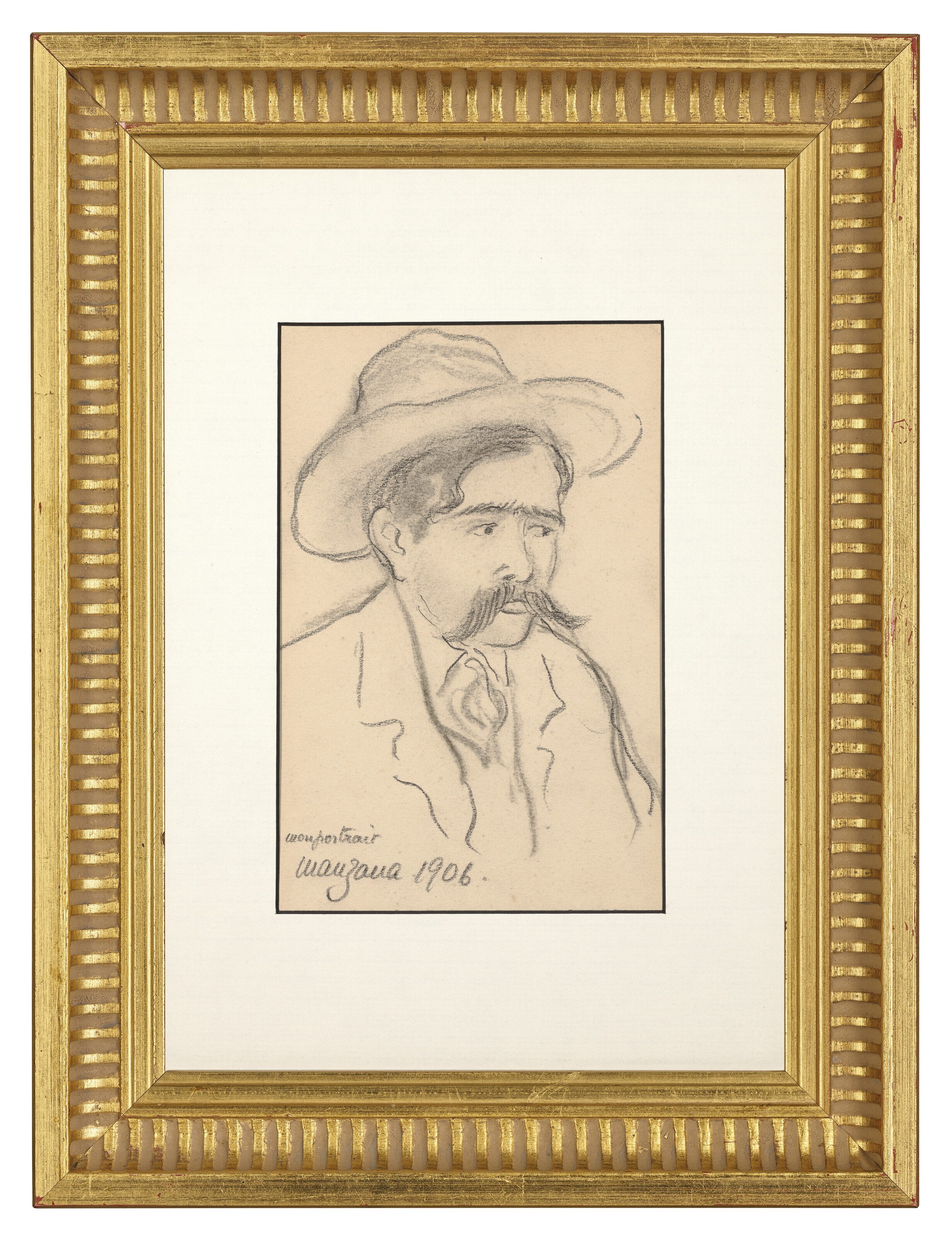 Gustave Loiseau — Группа из восьми портретных набросков: Автопортрет; Винсент Ван Гог; Гюстав Луазо; Поль Гоген; Жильбер Уайт; Анри де Тулуз-Лотрек; Амбруаз Воллар; и Поль Синьяк., изображение 9