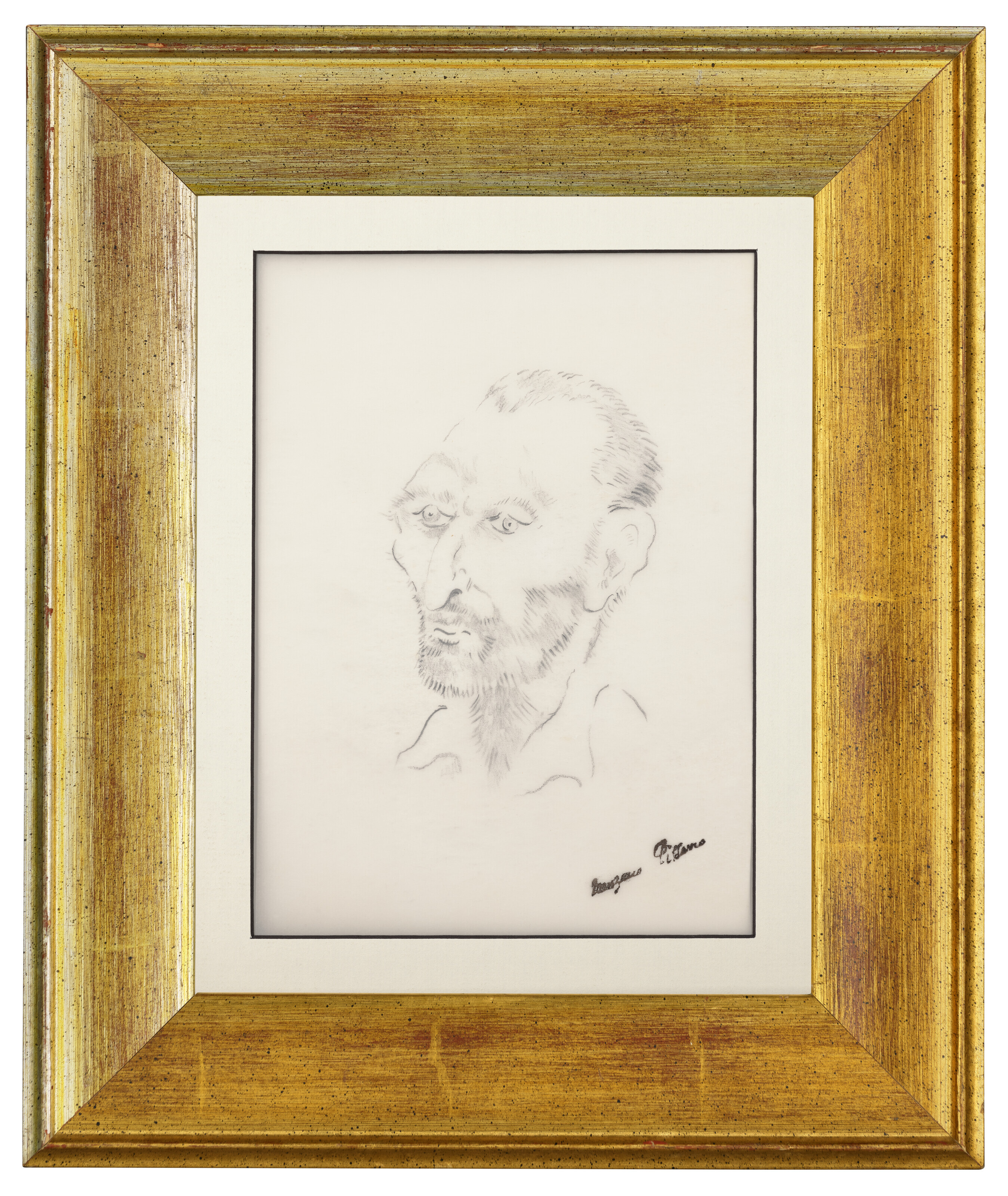 Gustave Loiseau — Группа из восьми портретных набросков: Автопортрет; Винсент Ван Гог; Гюстав Луазо; Поль Гоген; Жильбер Уайт; Анри де Тулуз-Лотрек; Амбруаз Воллар; и Поль Синьяк., изображение 10