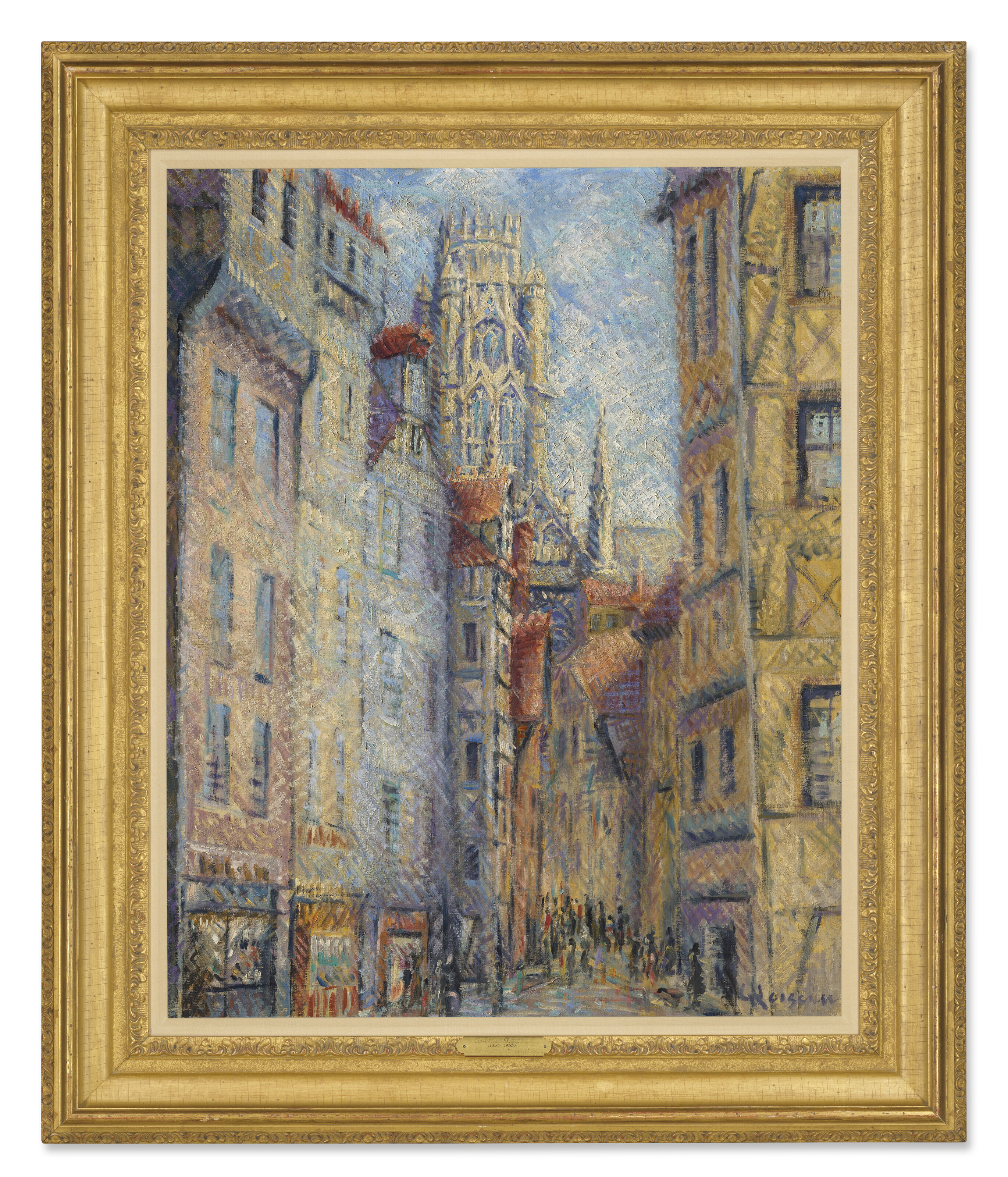 Gustave Loiseau — Руан, улица Авек л'Эглиз, изображение 4