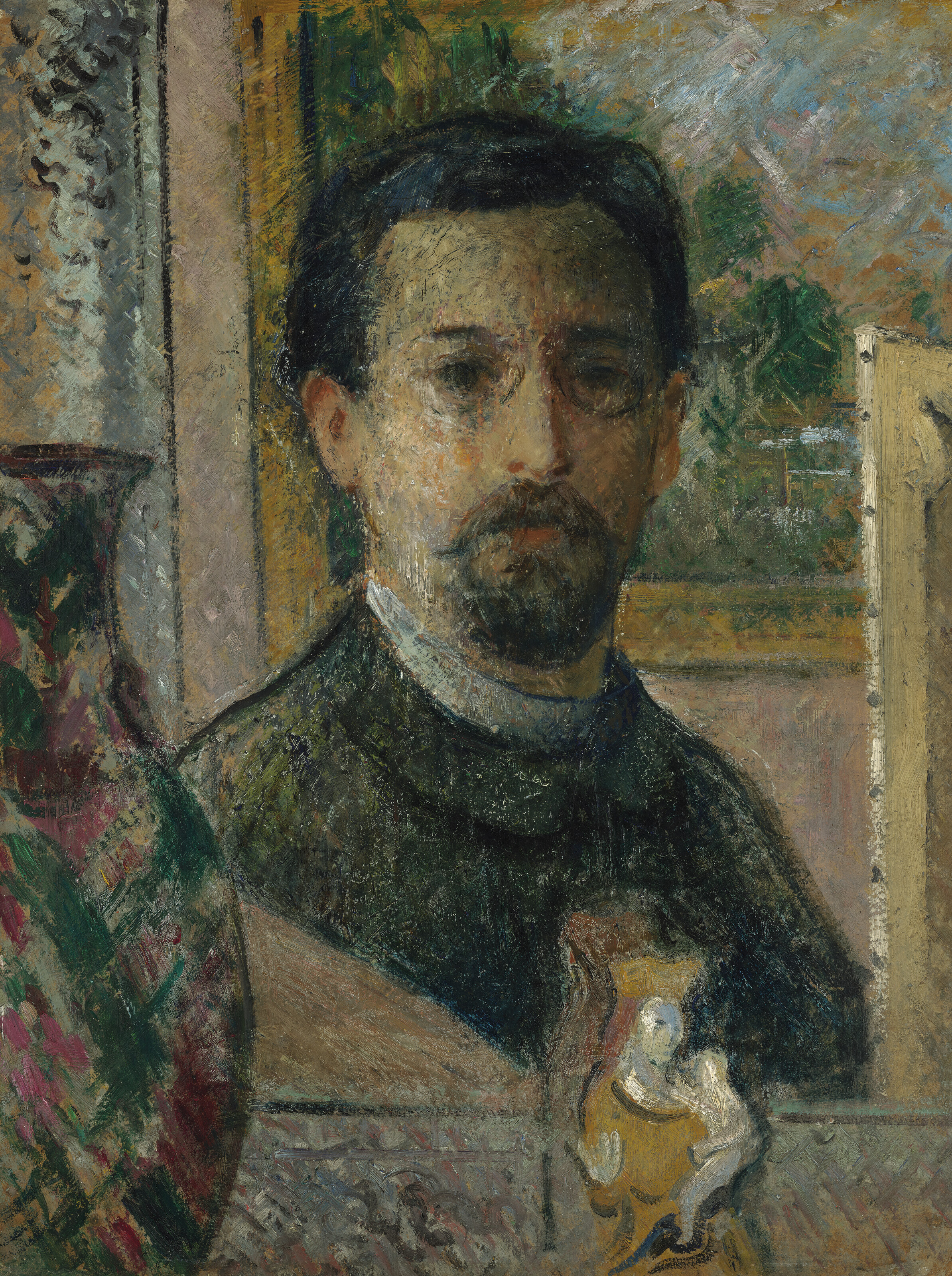 Gustave Loiseau — Автопортрет а-ля статуэтка
