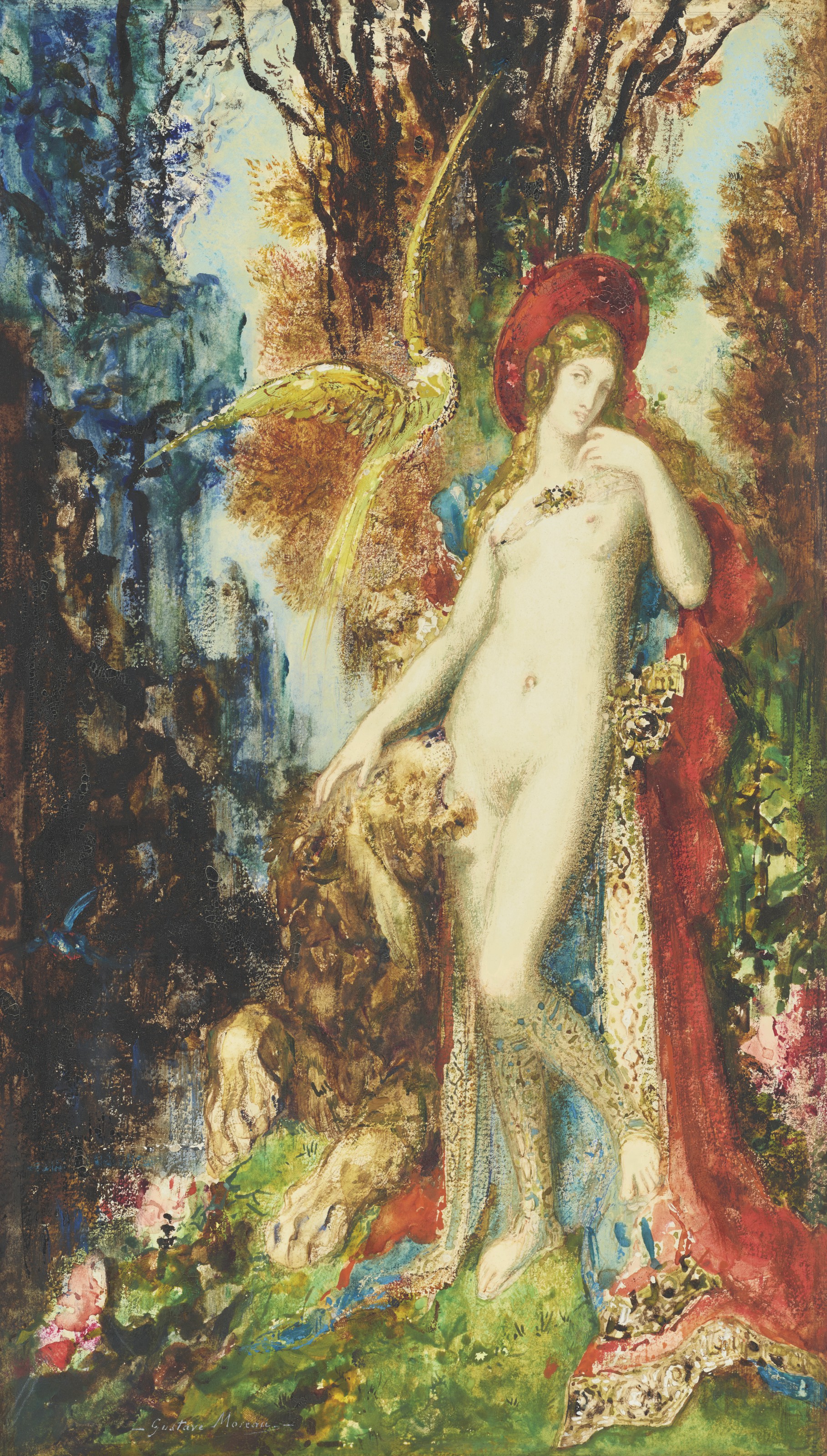 Gustave Moreau — Le lion amoureux (Влюбленный лев)