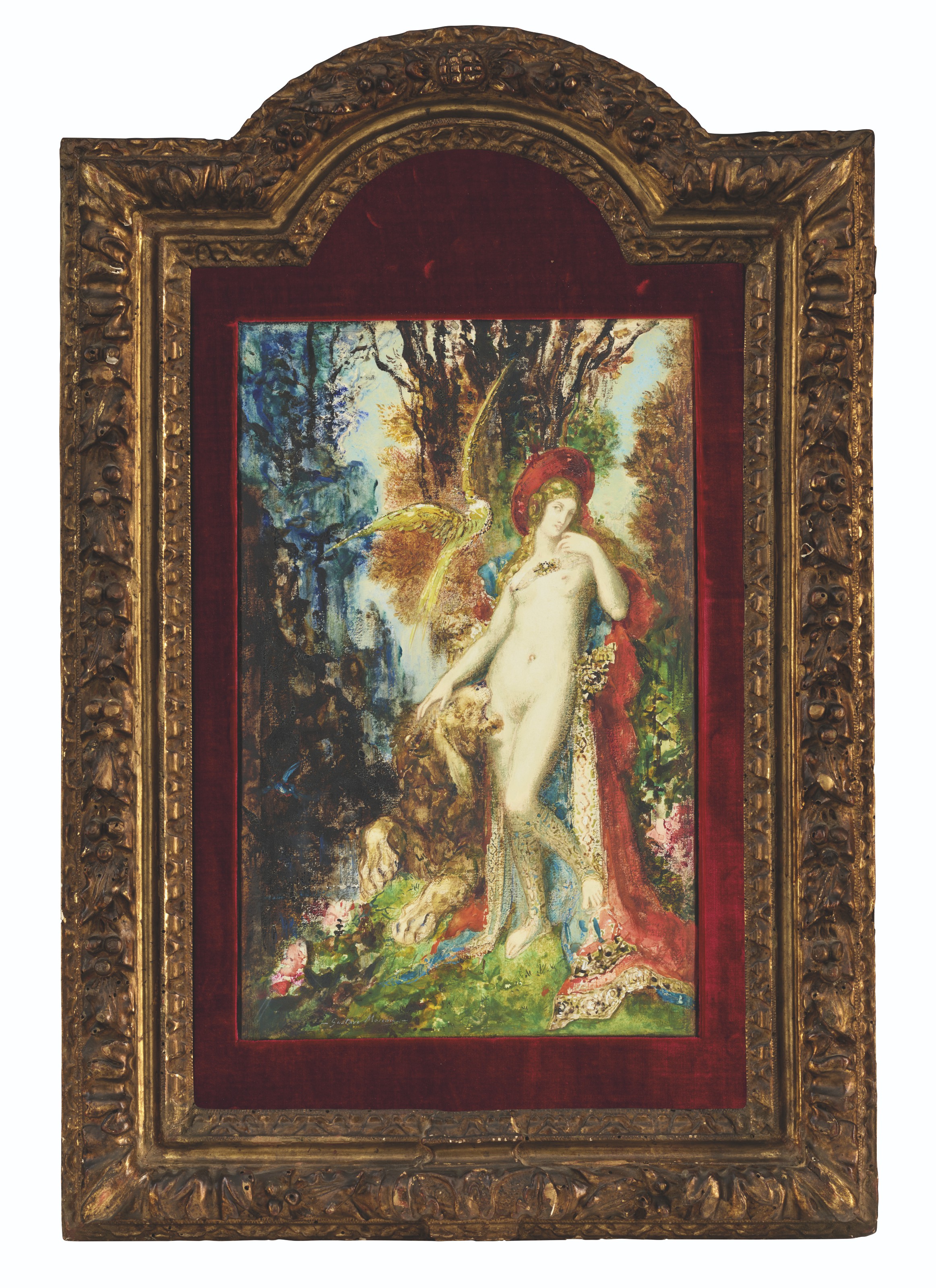 Gustave Moreau — Le lion amoureux (Влюбленный лев), изображение 2