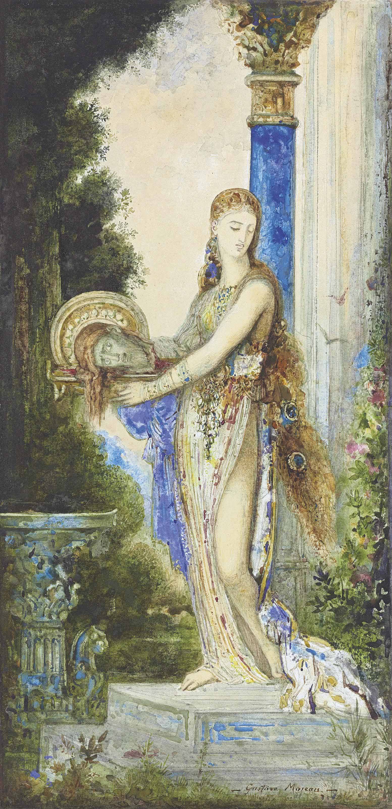 Gustave Moreau — Саломея а-ля колонн