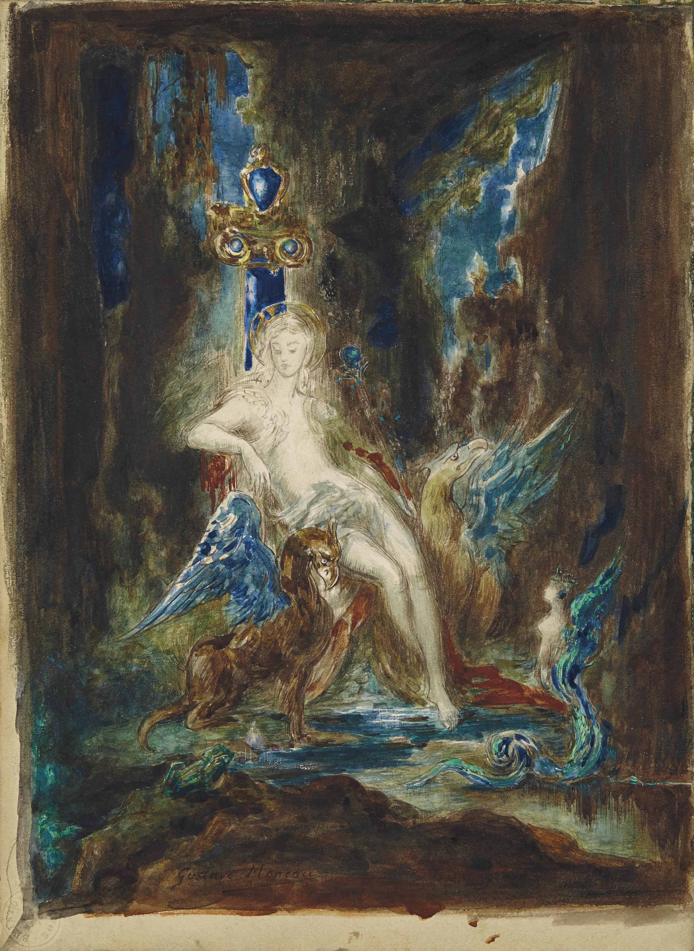 Gustave Moreau — Праздник грифонов