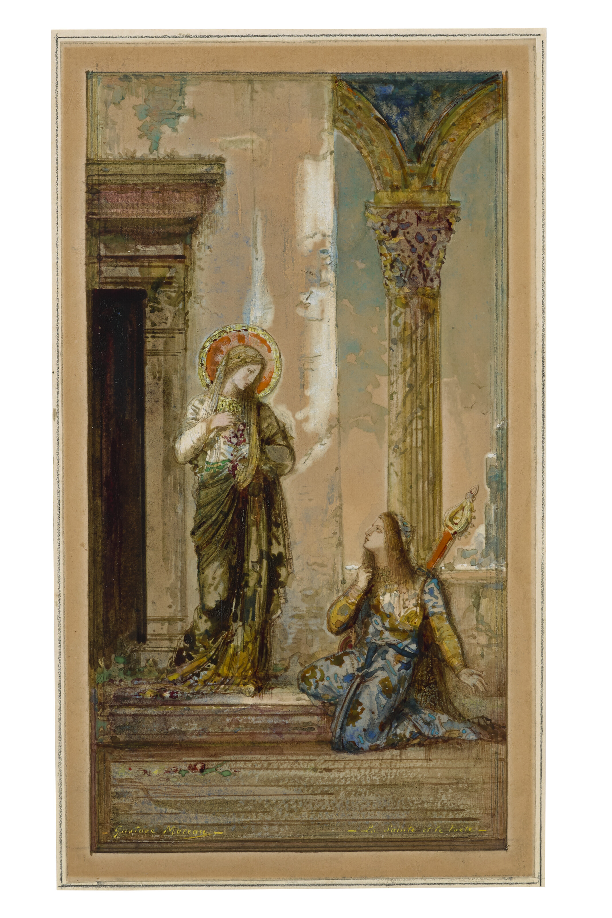 Gustave Moreau — Святая и поэтесса