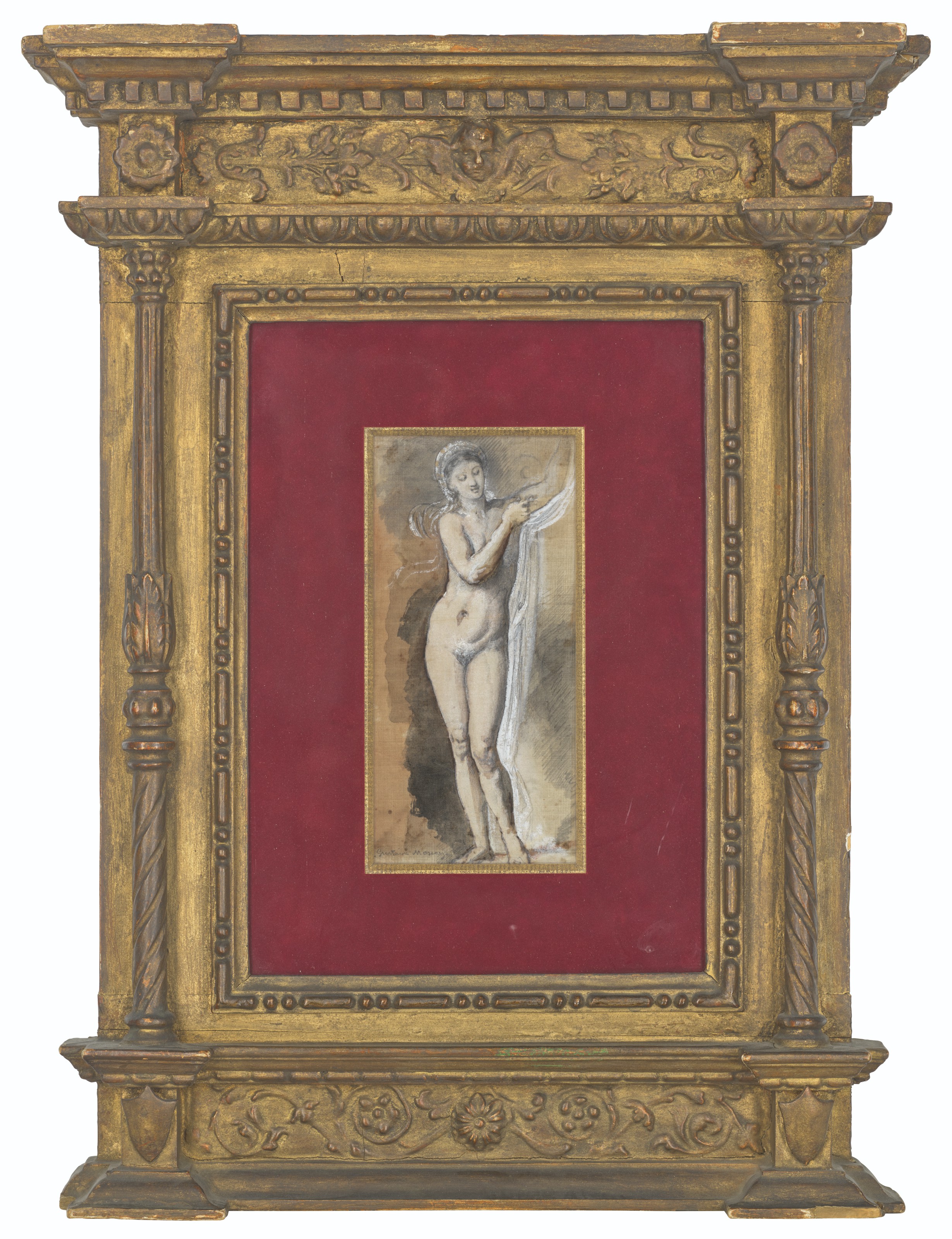 Gustave Moreau — Новая женщина (этюд без одежды), изображение 2