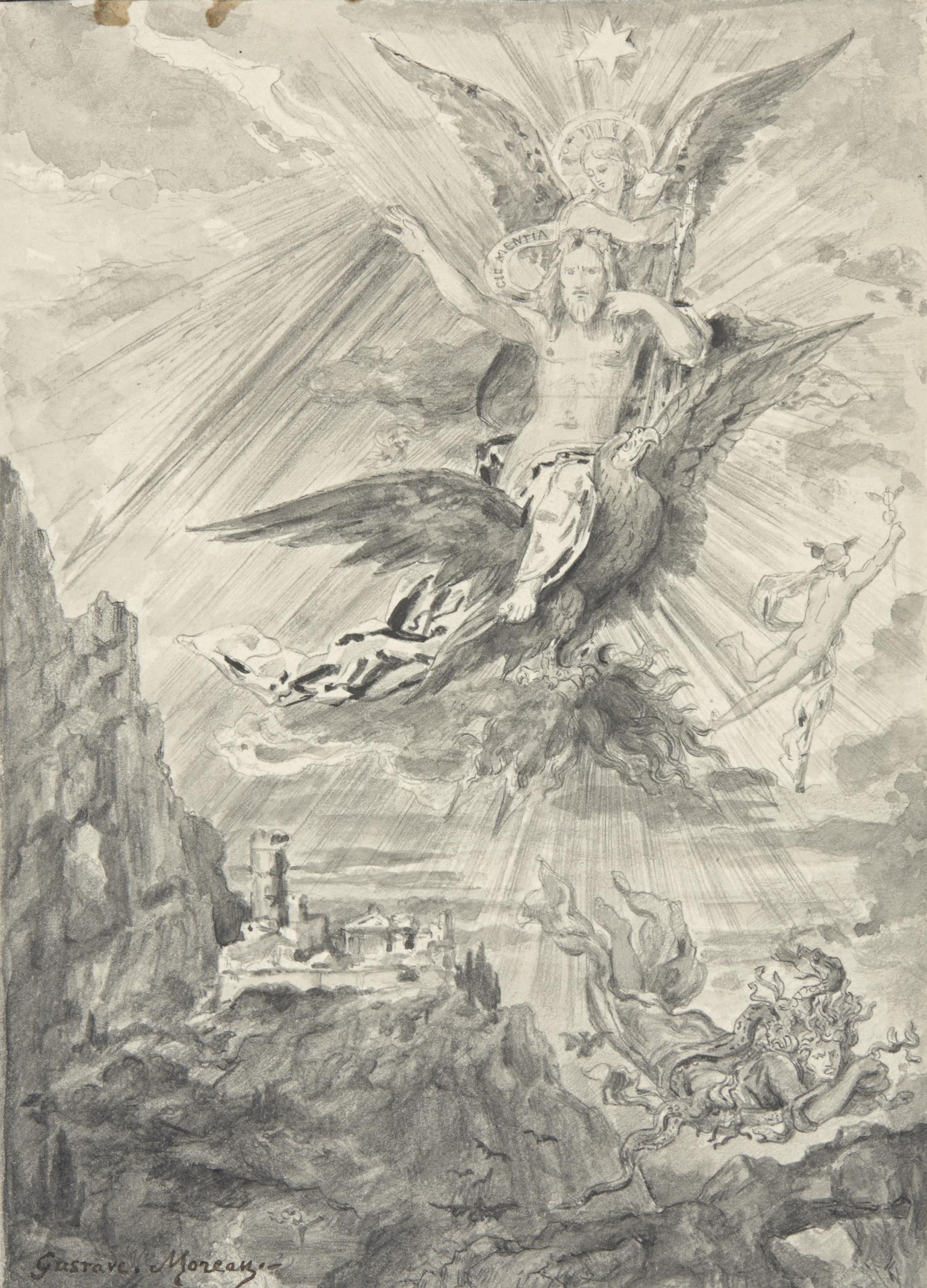 Gustave Moreau — Юпитер и тоннели