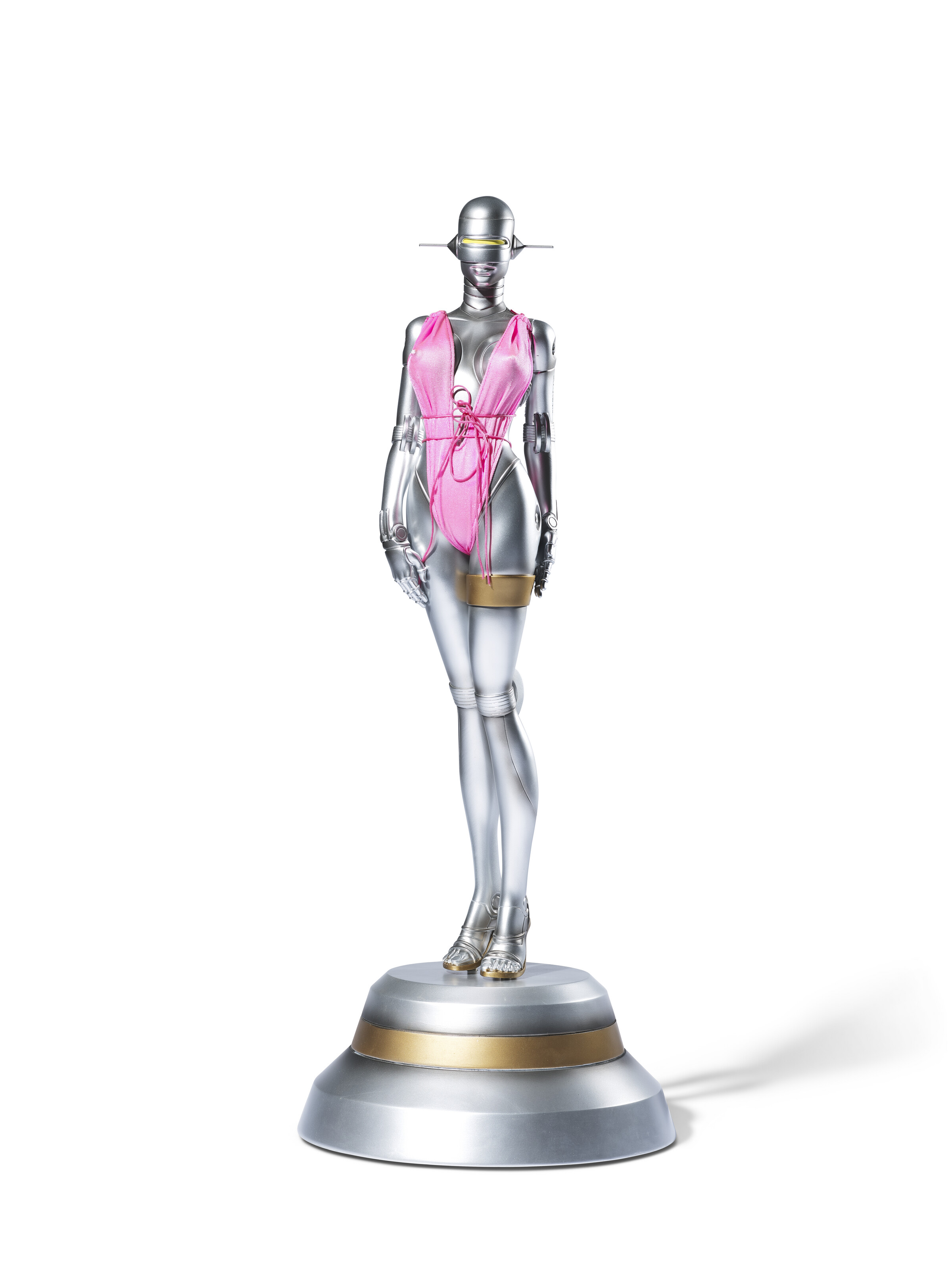 Hajime Sorayama — Сексуальный робот 001 в розовом купальнике