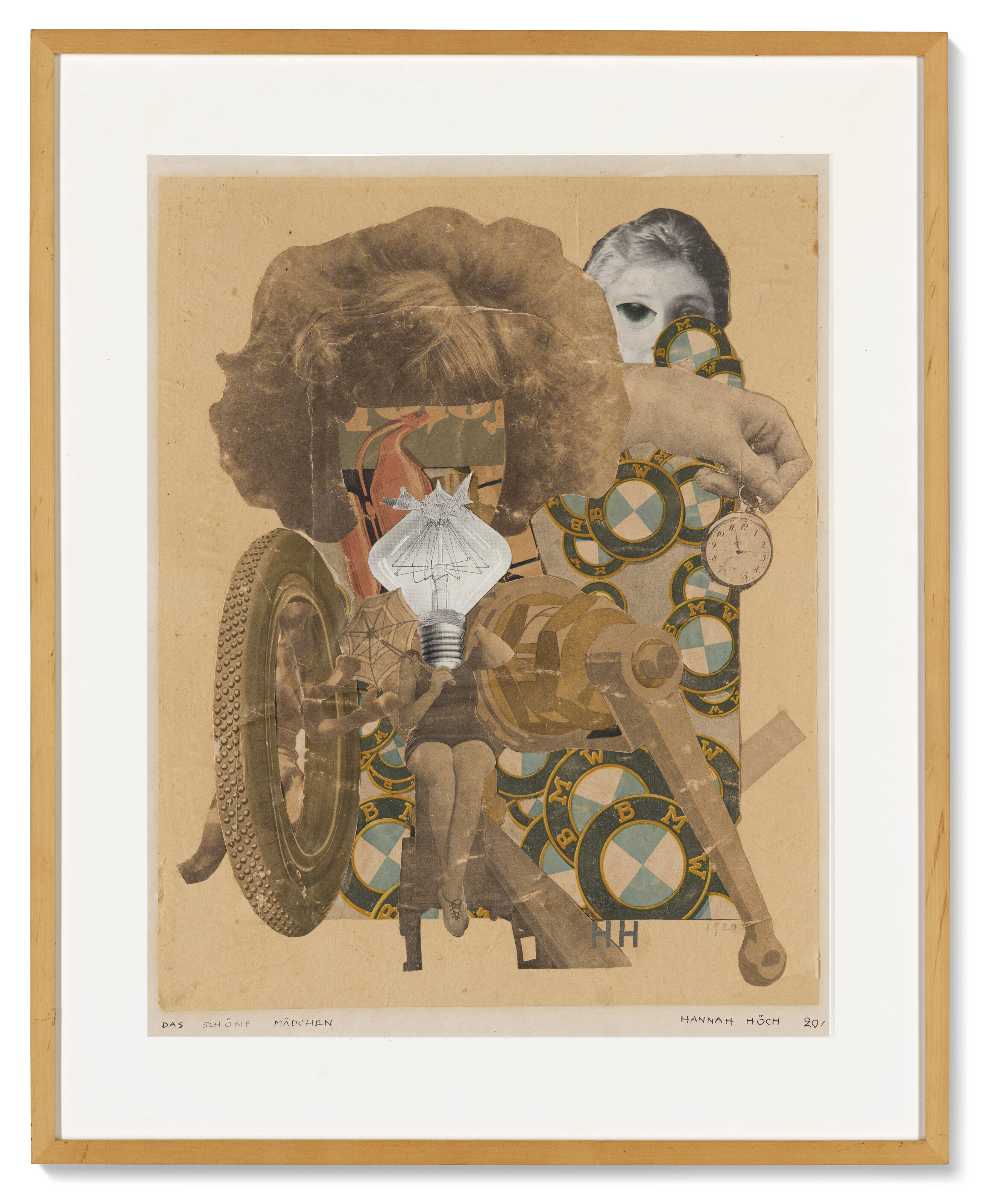 Hannah Höch — Дас шене Мэдчен (Прекрасная девушка), изображение 2