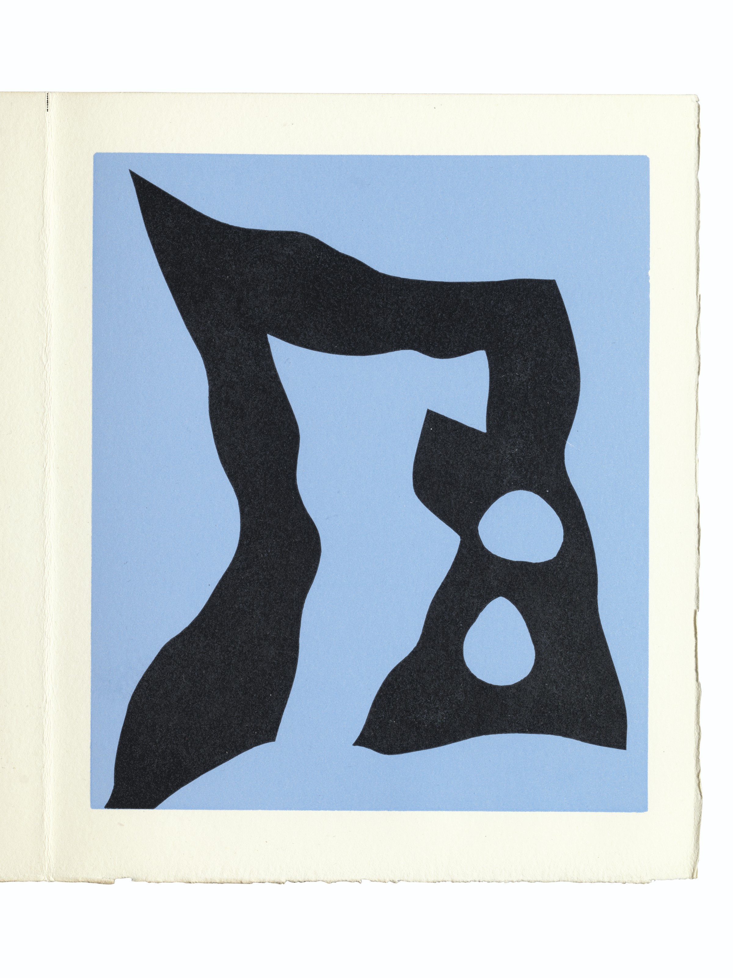 Hans Arp — "Вуаль в лесу", Л. Бродер, Париж, 1957, изображение 2