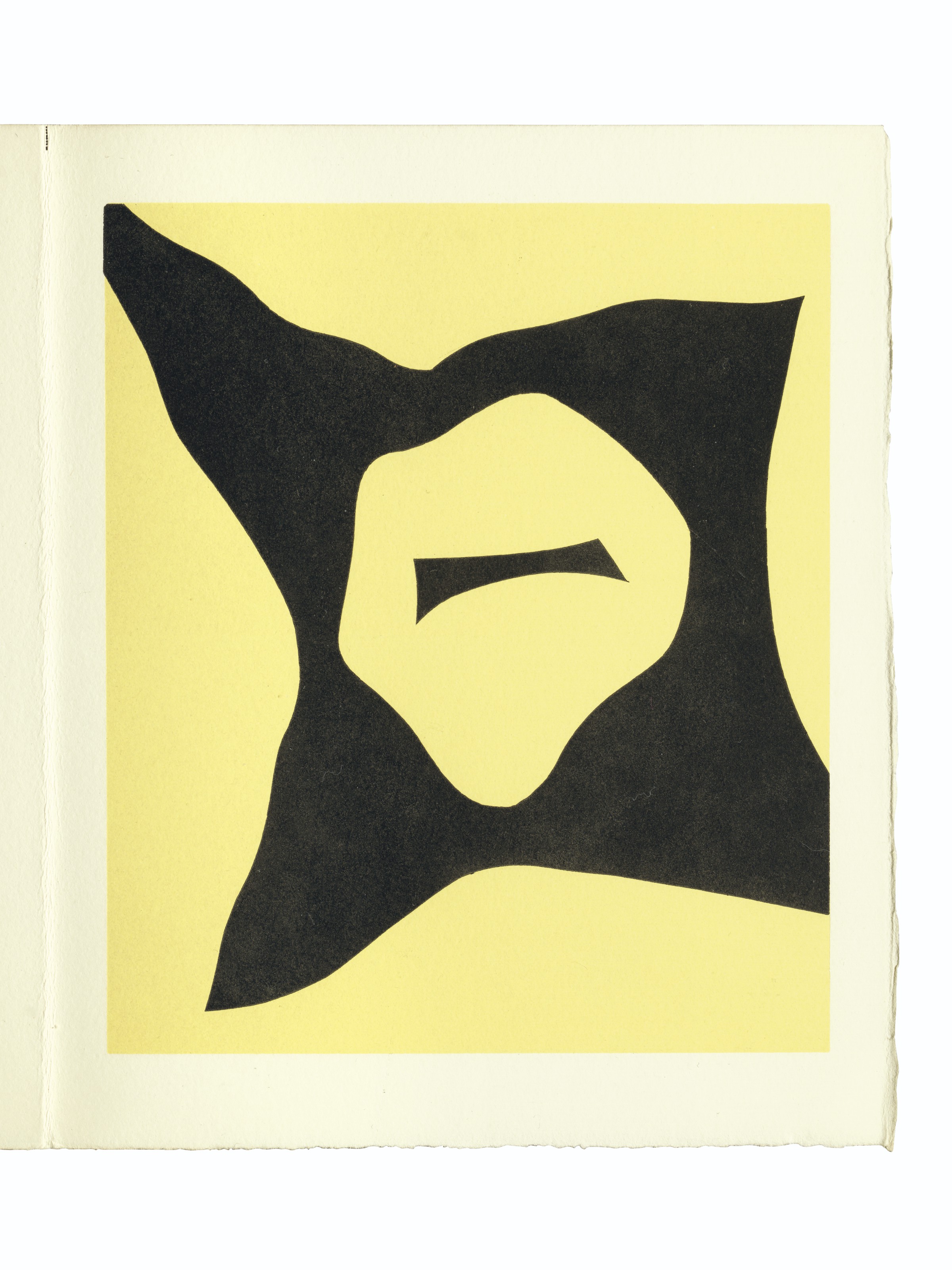 Hans Arp — "Вуаль в лесу", Л. Бродер, Париж, 1957, изображение 3