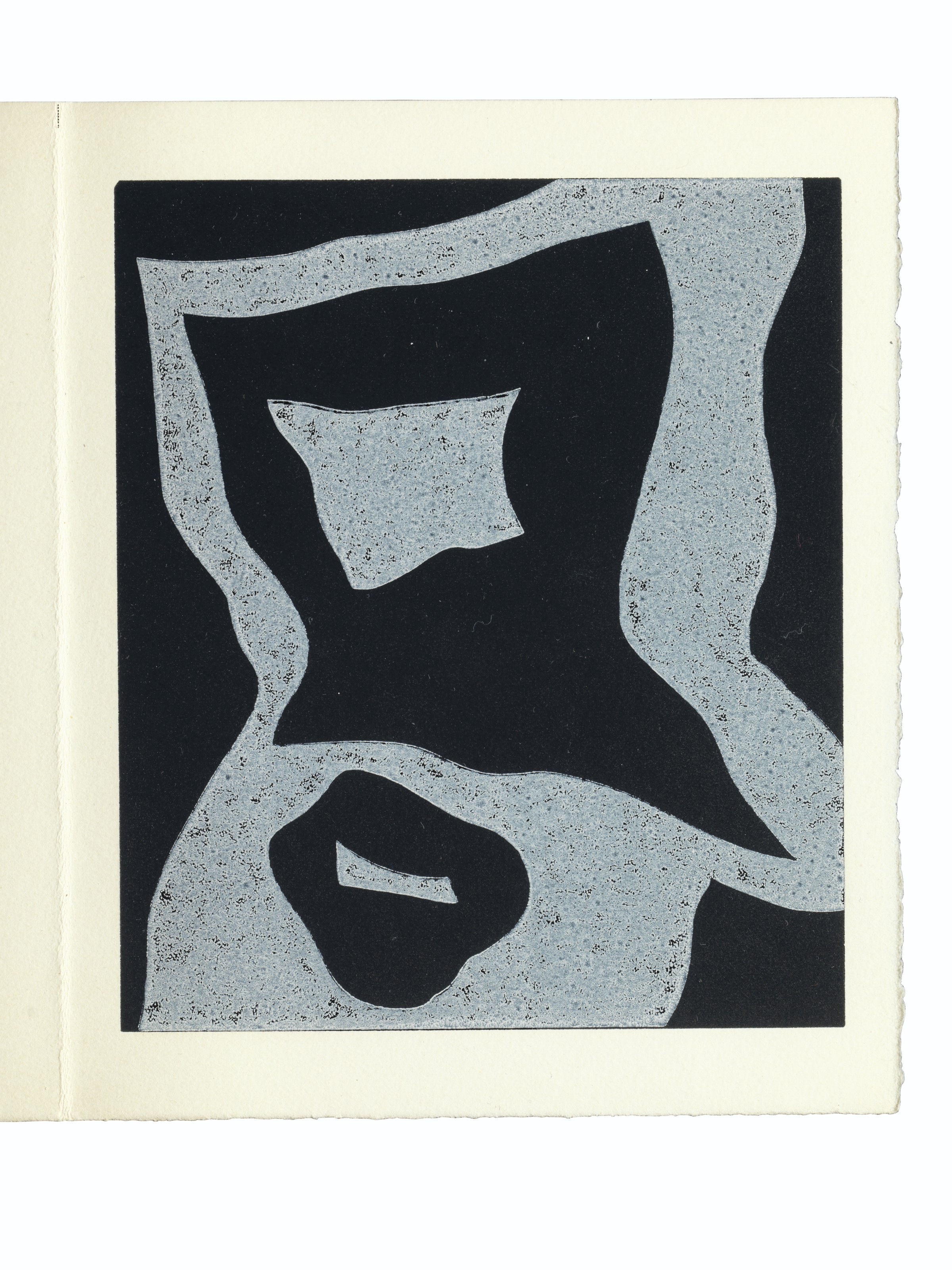 Hans Arp — "Вуаль в лесу", Л. Бродер, Париж, 1957, изображение 5