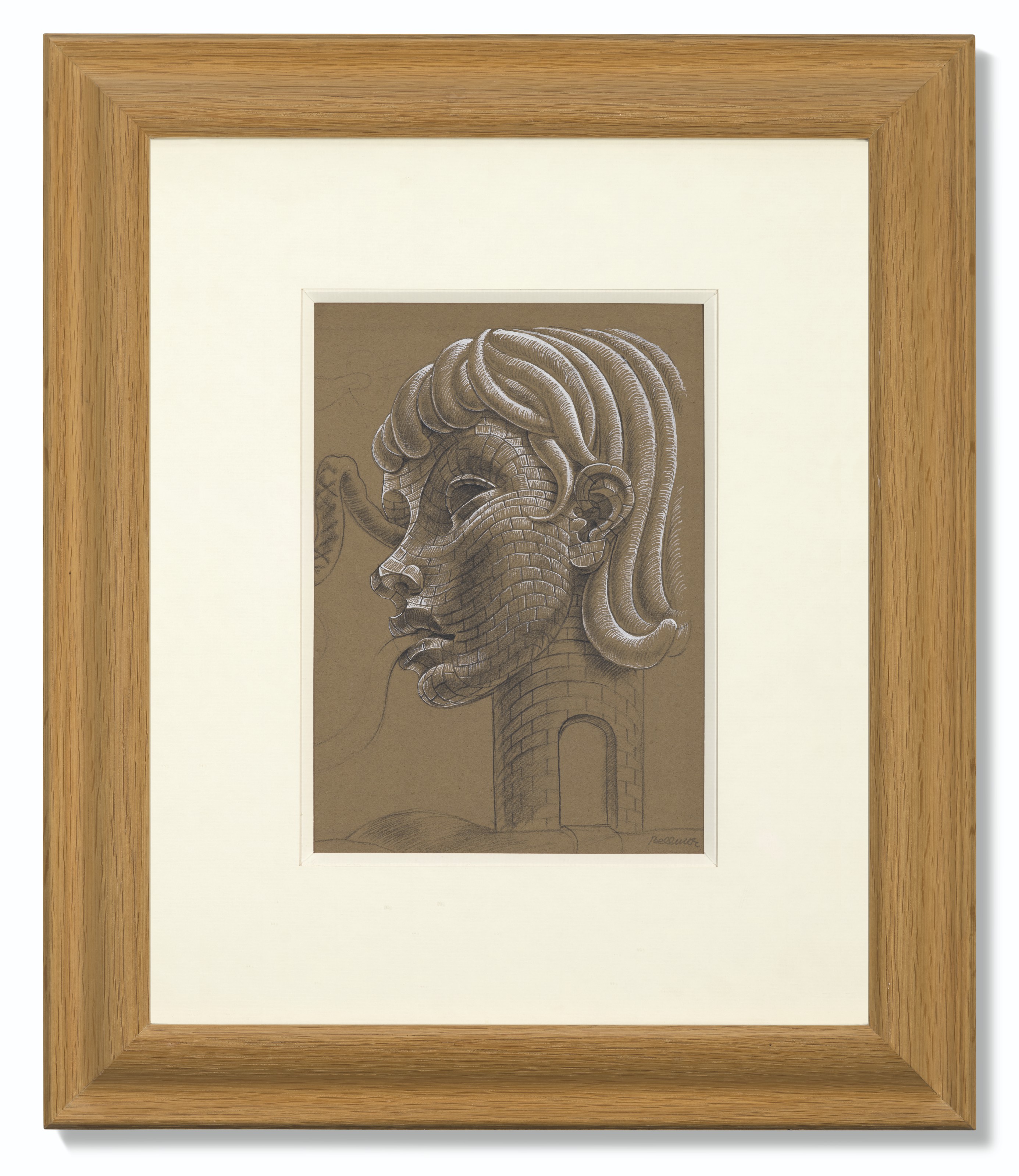 Hans Bellmer — Без названия (подготовительный этюд для "Тура по мятному напитку"), изображение 2
