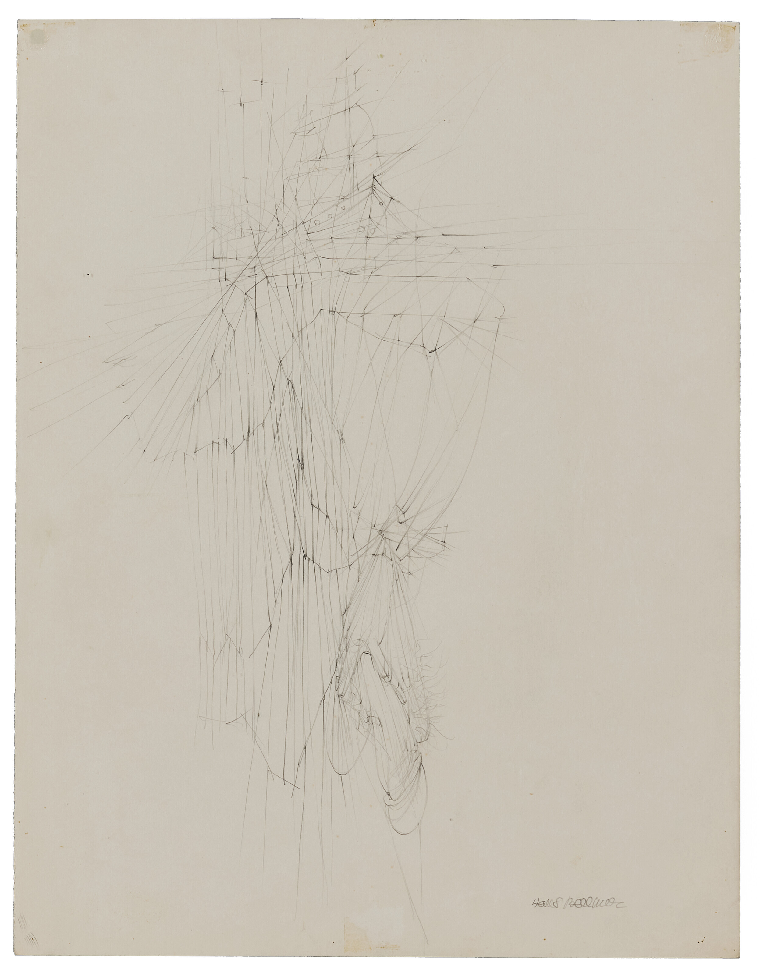 Hans Bellmer — Молодая девушка ( прямая ); Композиция ( оборотная сторона ), изображение 2
