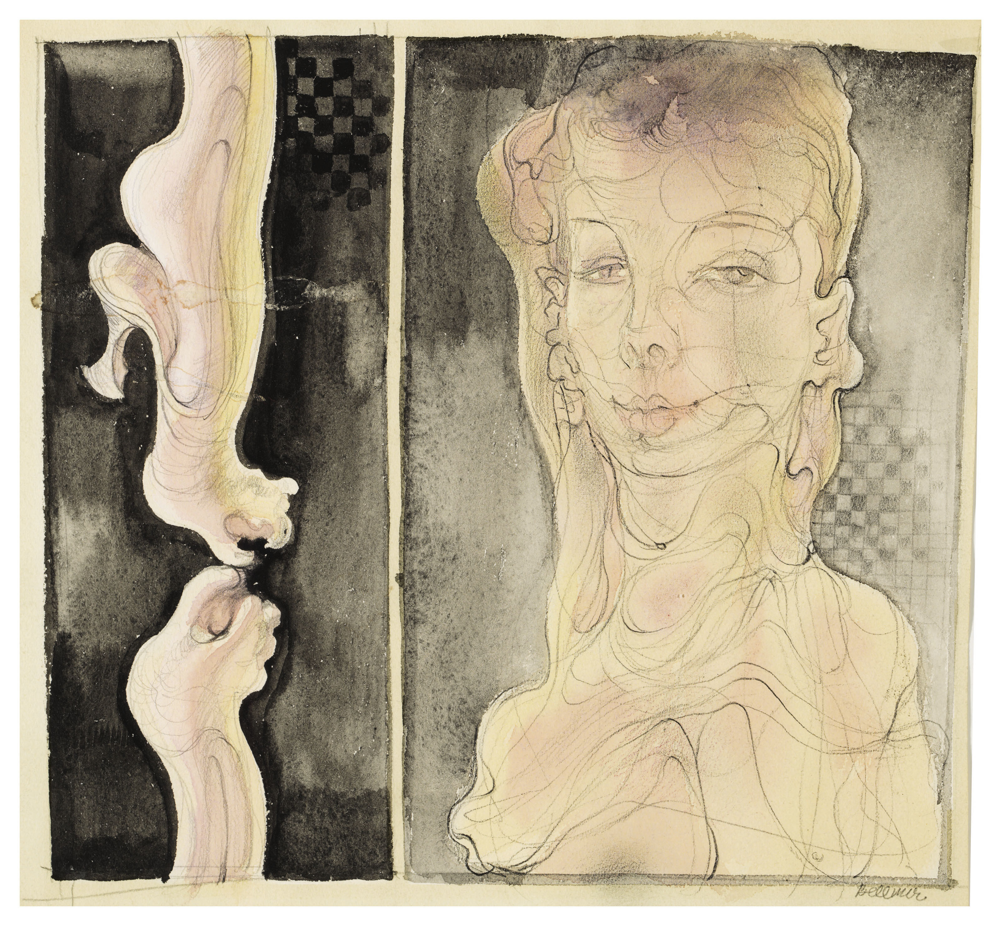 Hans Bellmer — Без титра ( спереди и сзади ), изображение 2