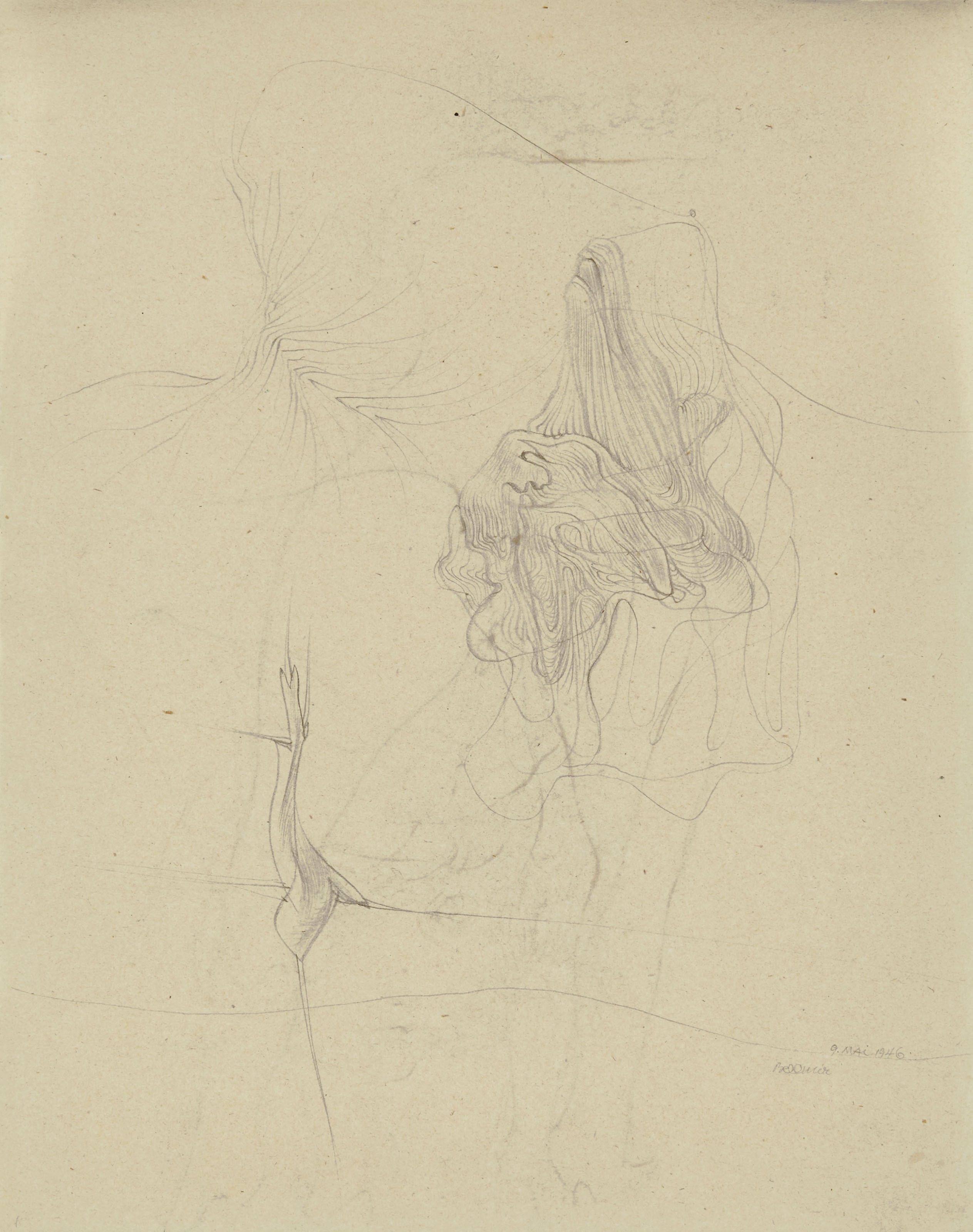 Hans Bellmer — Без названия, этюд для "Истории земли" Жоржа Батая (от начала до конца), изображение 3