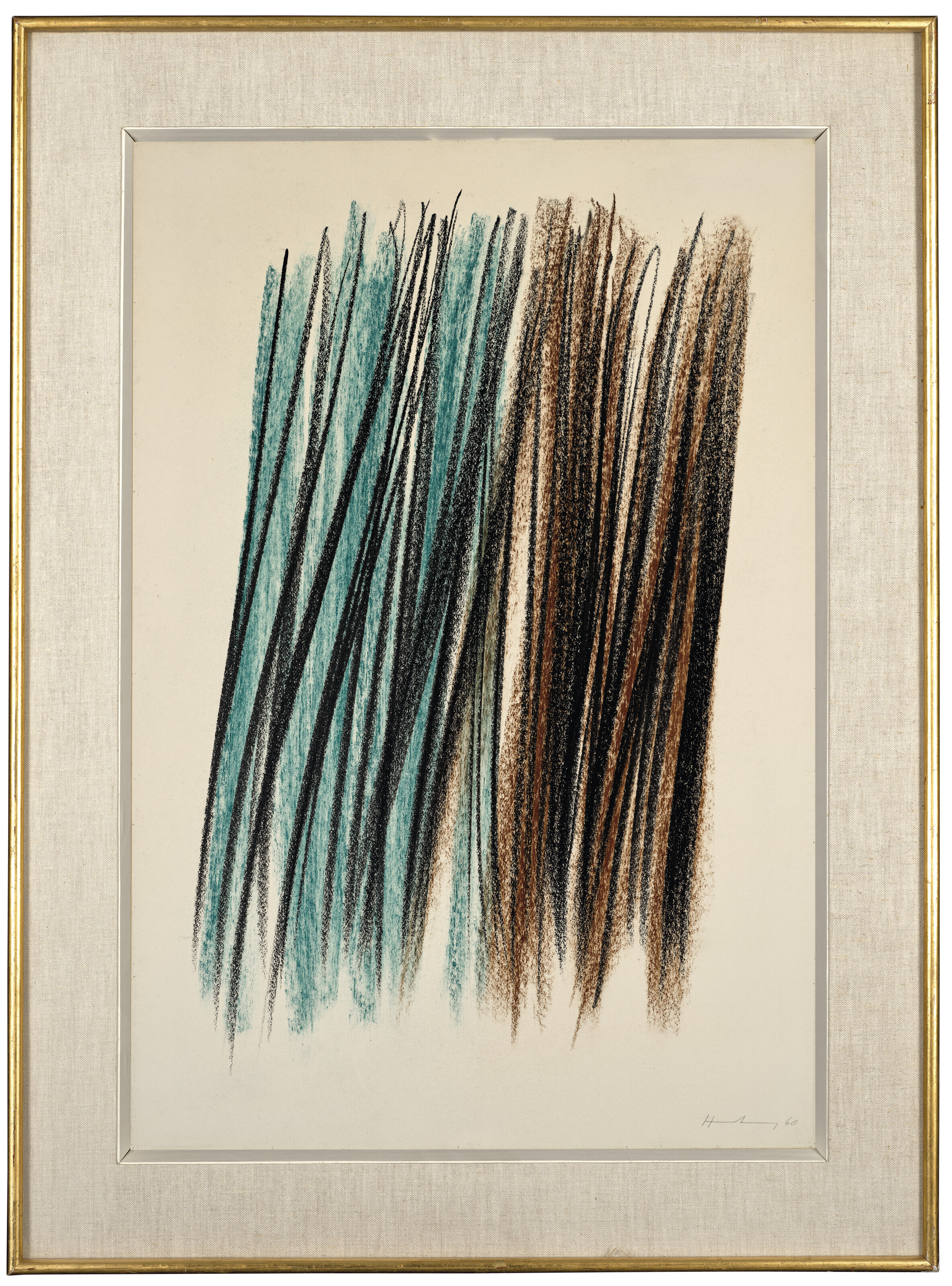Hans Hartung — Р1960-53, изображение 4