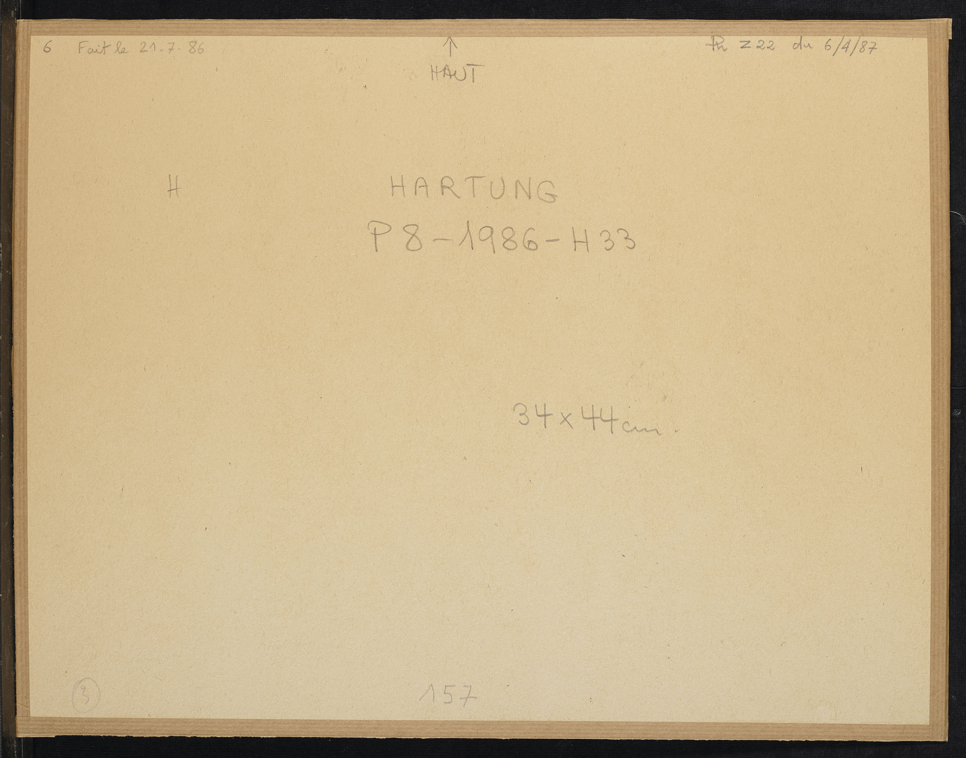 Hans Hartung — P8-1986-H33, изображение 2
