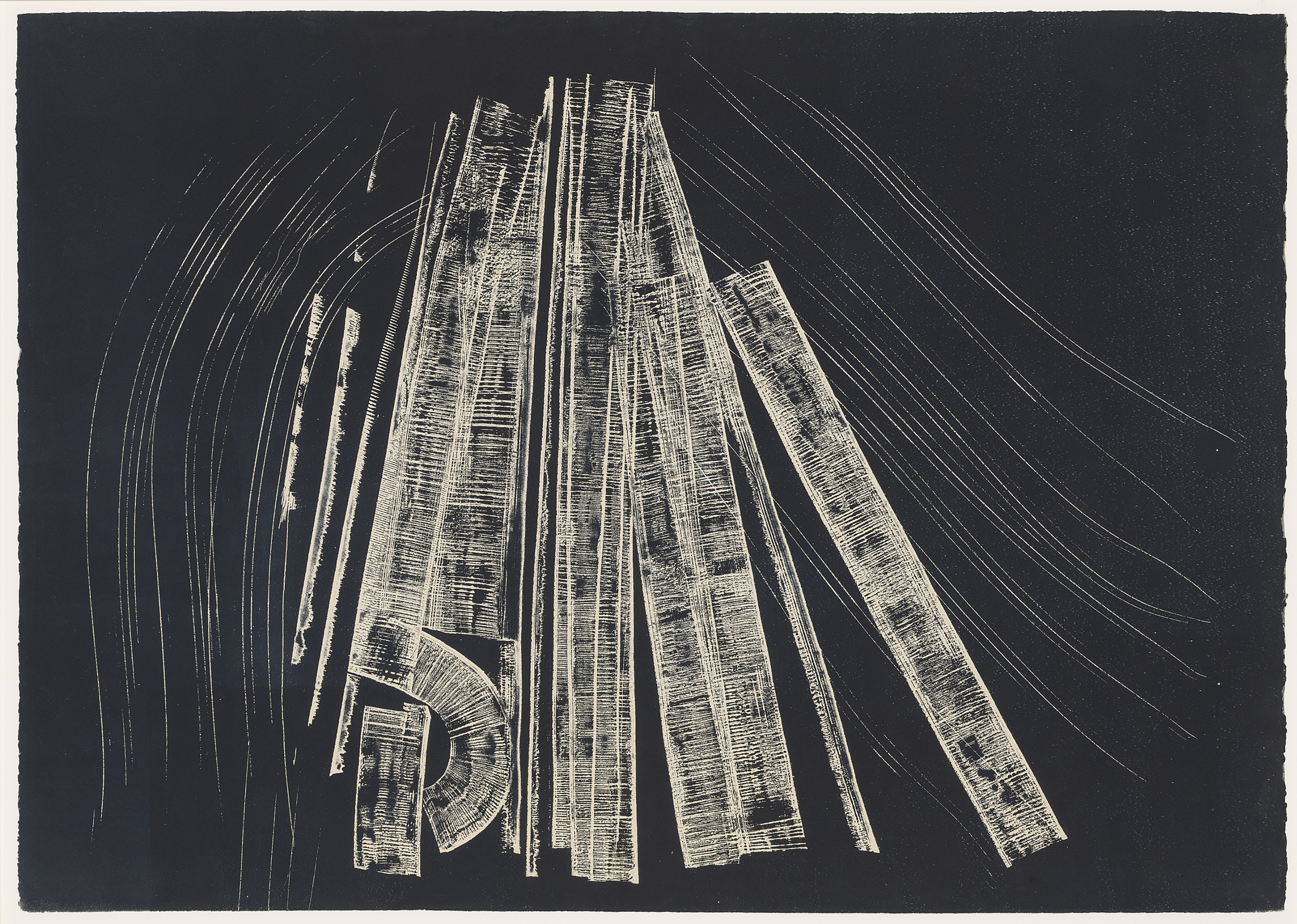 Hans Hartung — G 1970-18, 19, 20, 21 (отрицательные версии), изображение 4