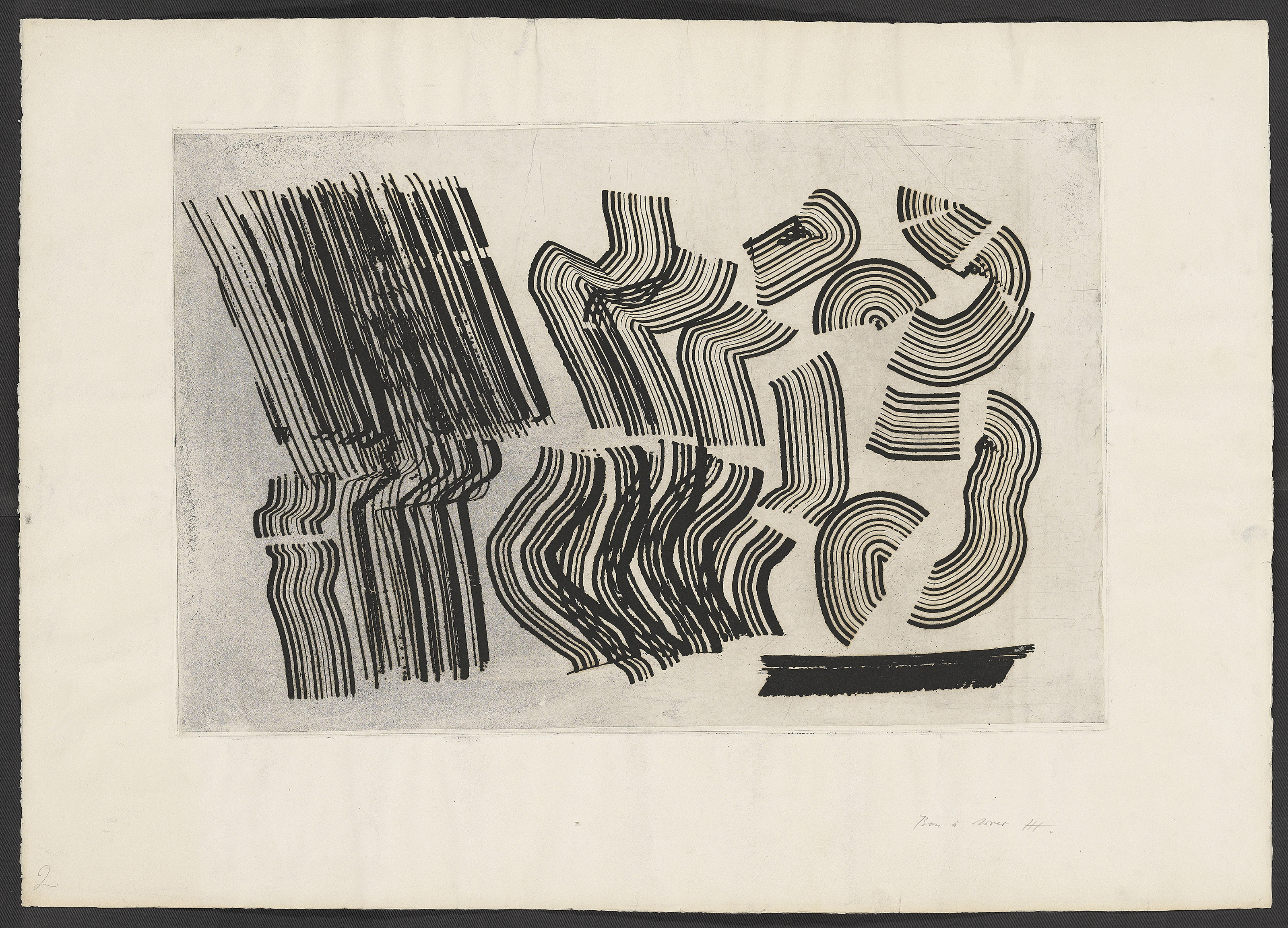 Hans Hartung — 5 агуафуэрте, изображение 2