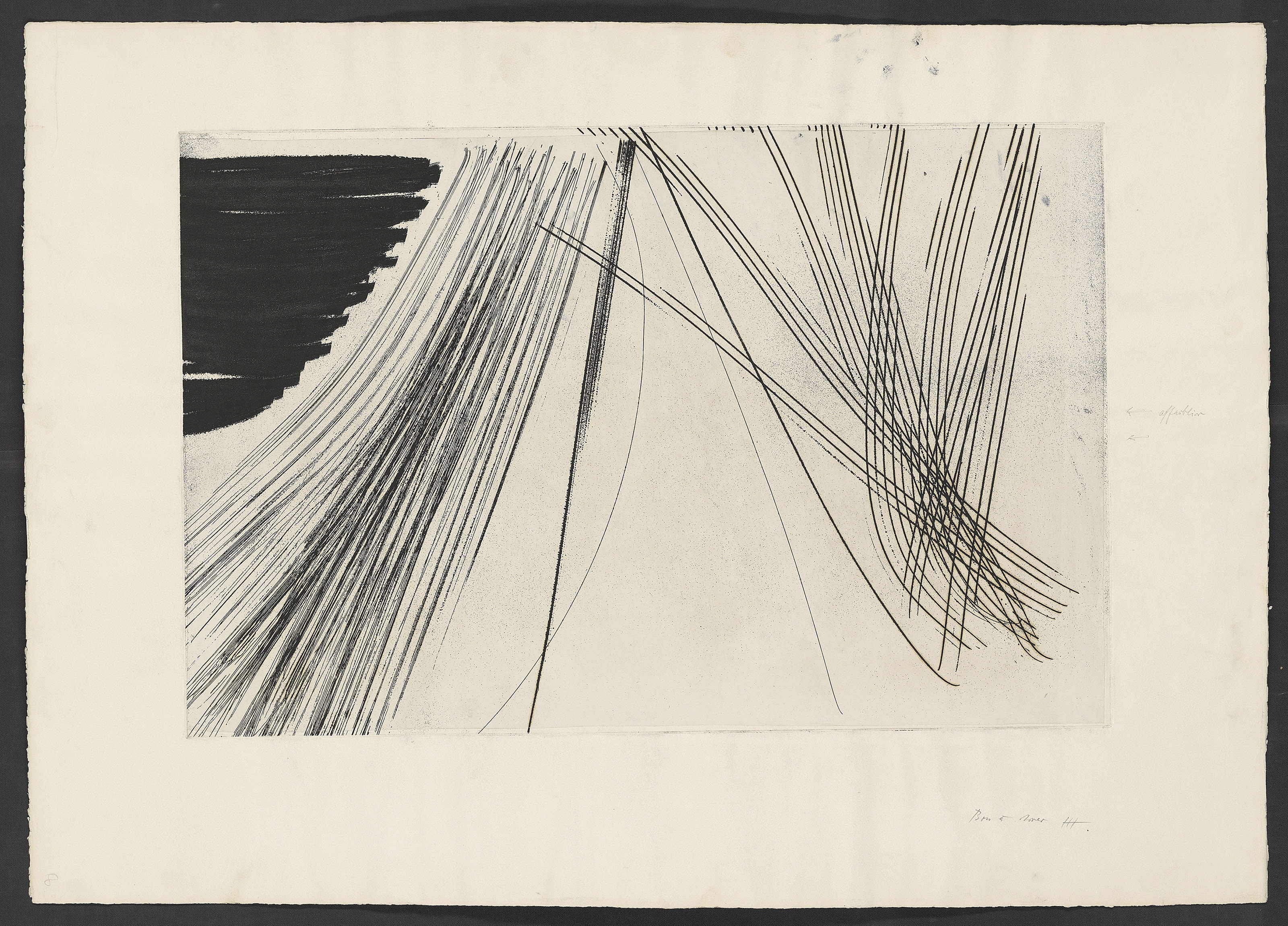 Hans Hartung — 5 агуафуэрте, изображение 3