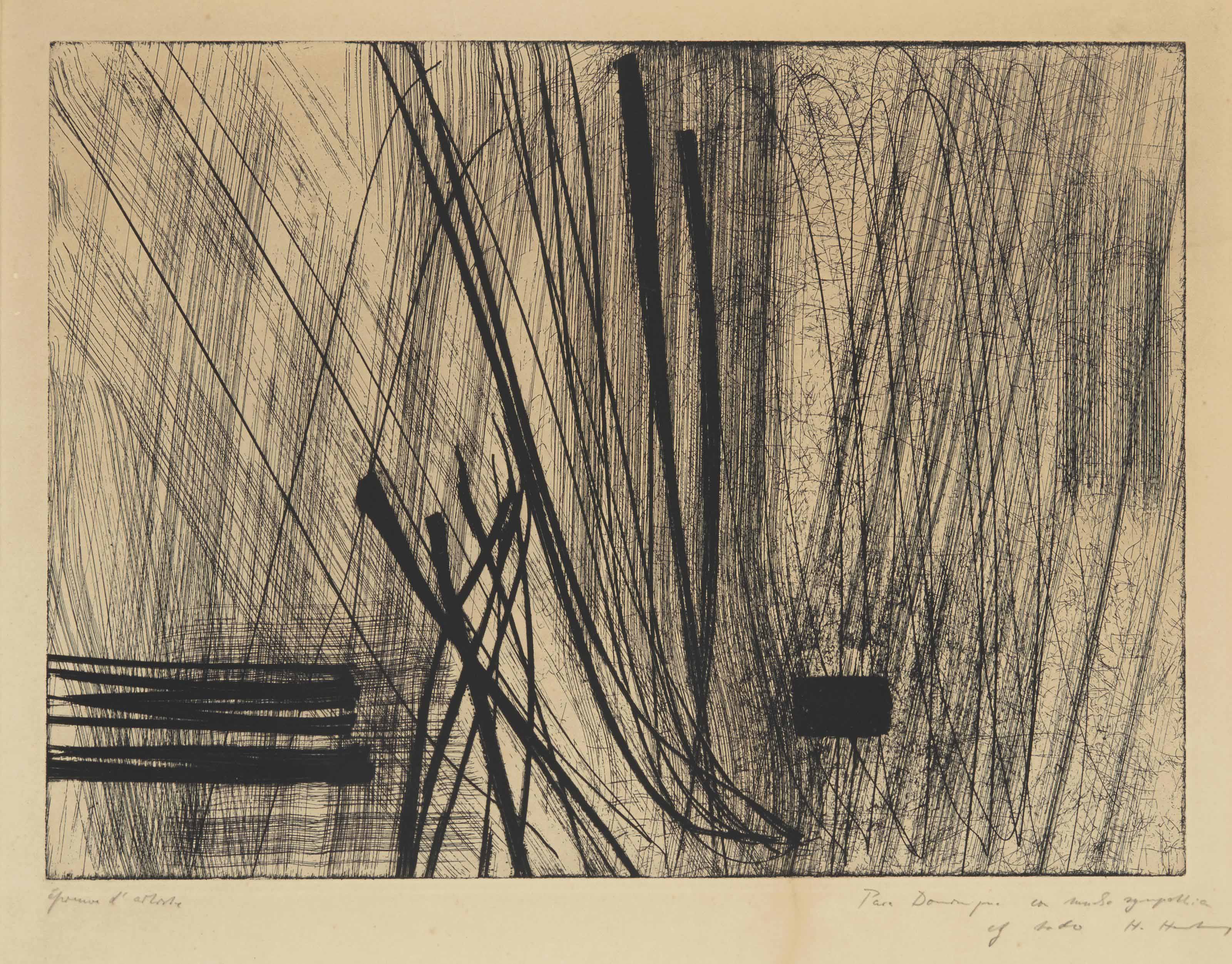 Hans Hartung — Композиция 26 (Schmücking, стр.55)