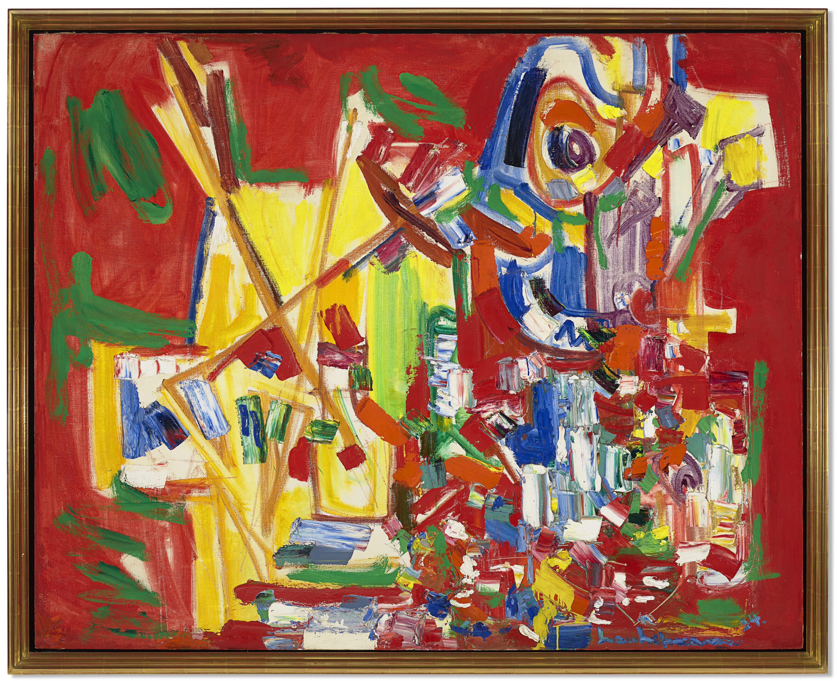 Hans Hofmann — Доминирование оркестра в красном цвете, изображение 2
