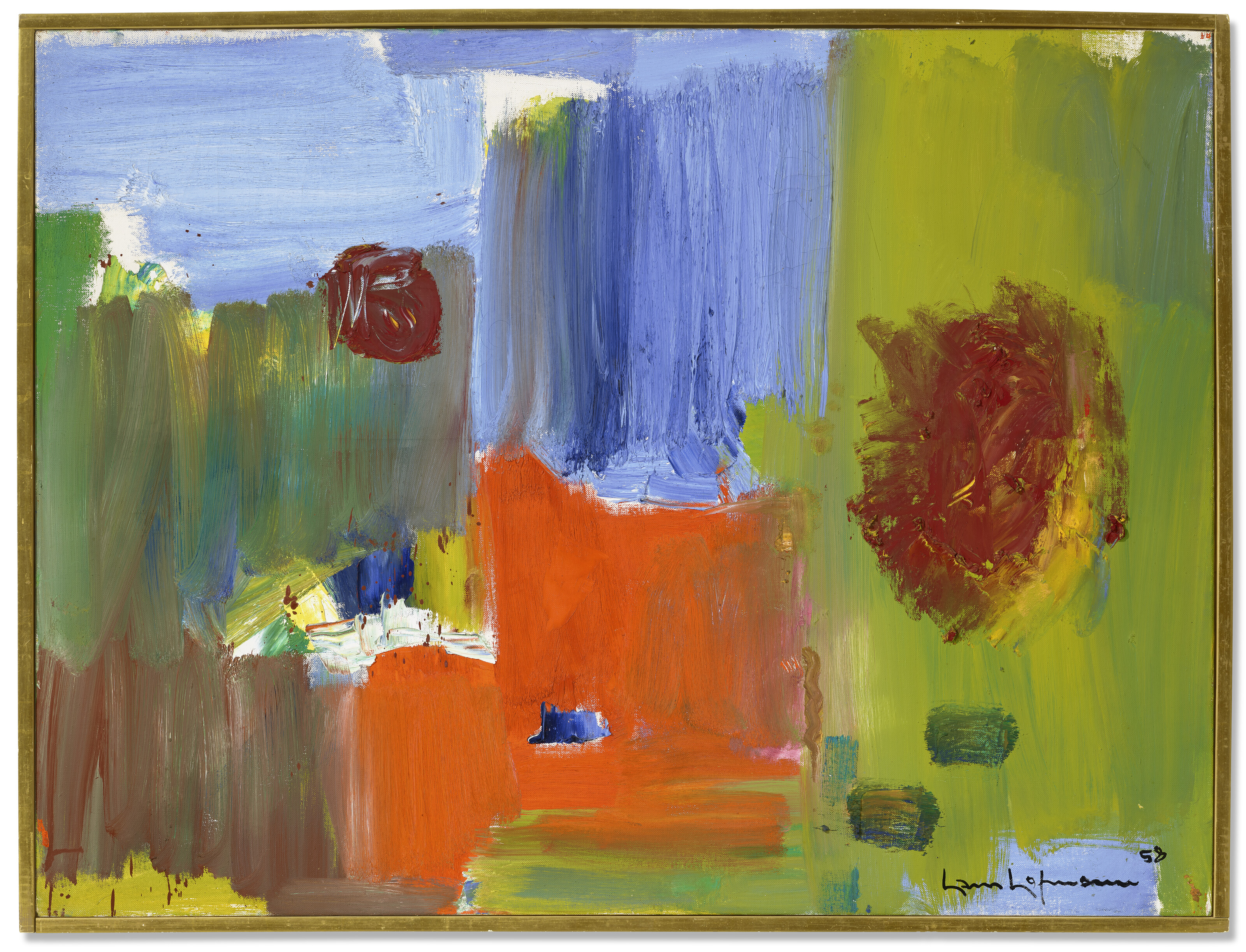 Hans Hofmann — Вечерняя синева, изображение 2