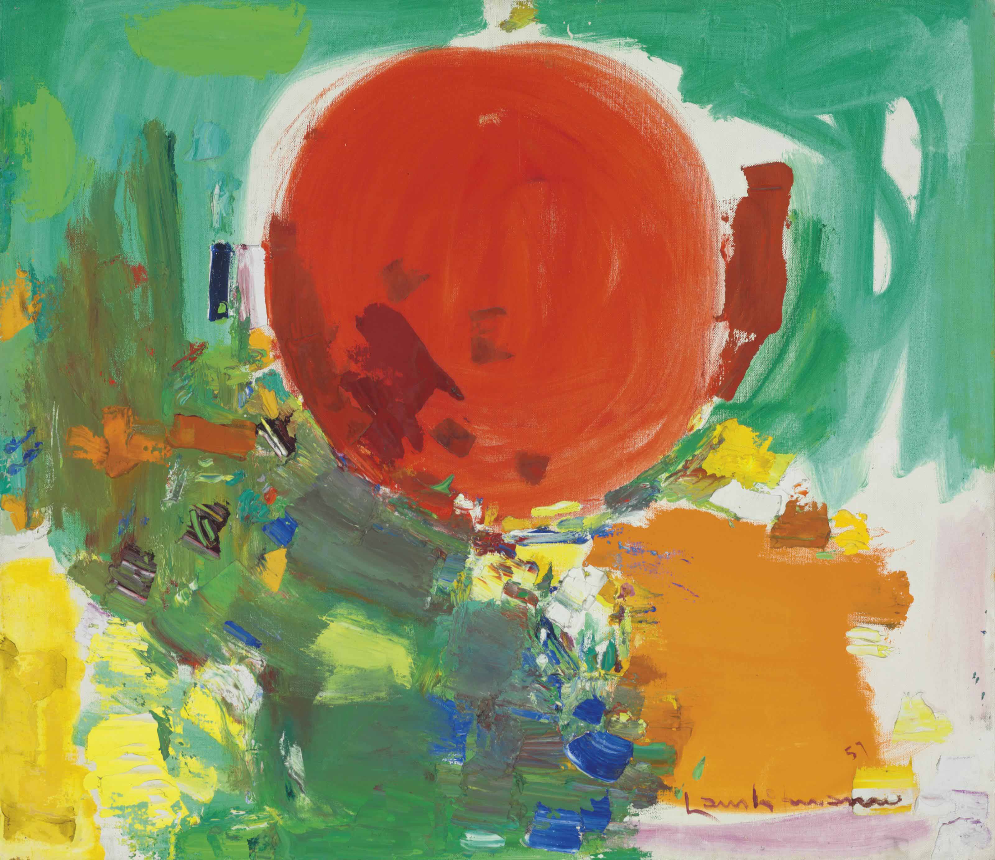 Hans Hofmann — Заходящее солнце