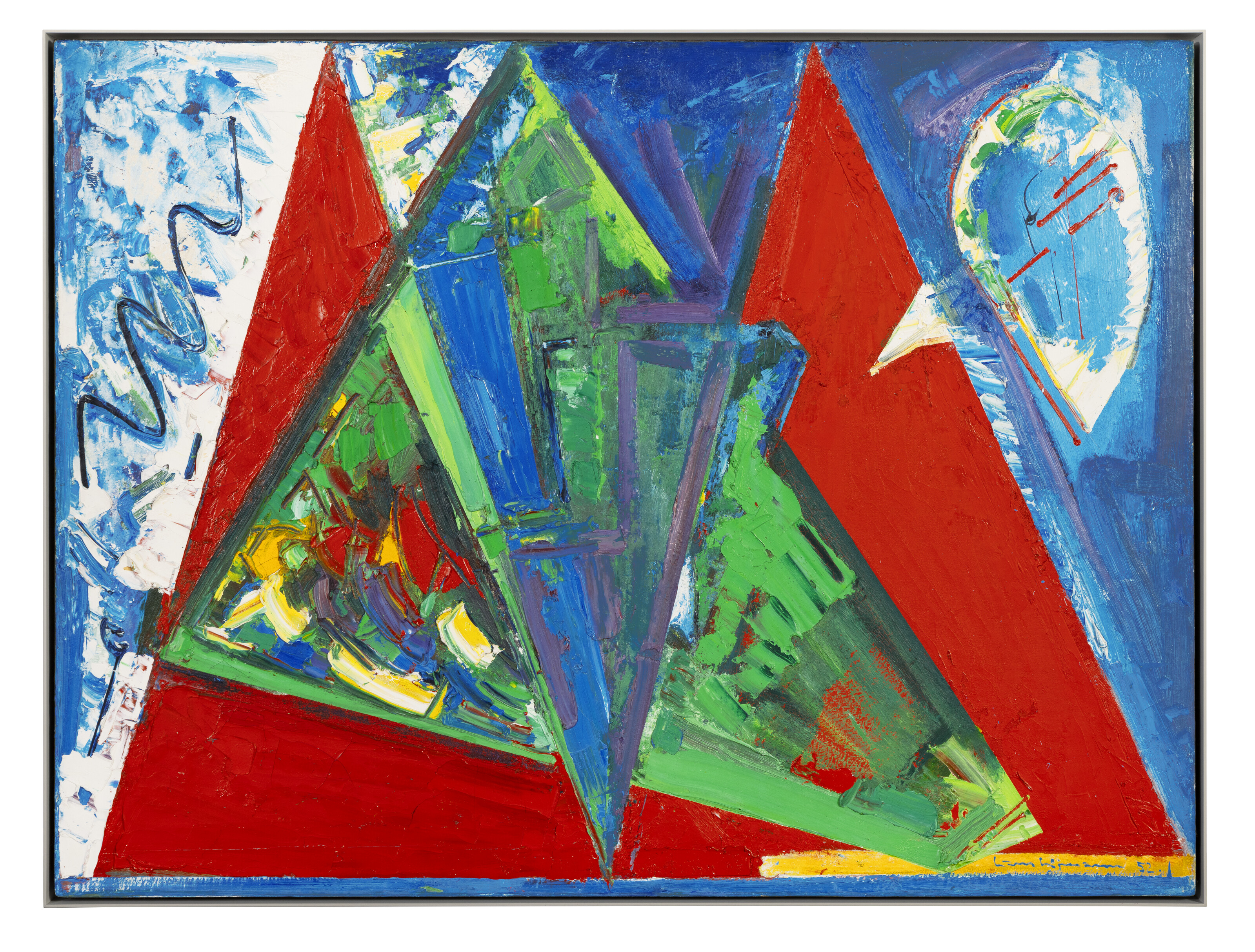 Hans Hofmann — Две пирамиды, изображение 2