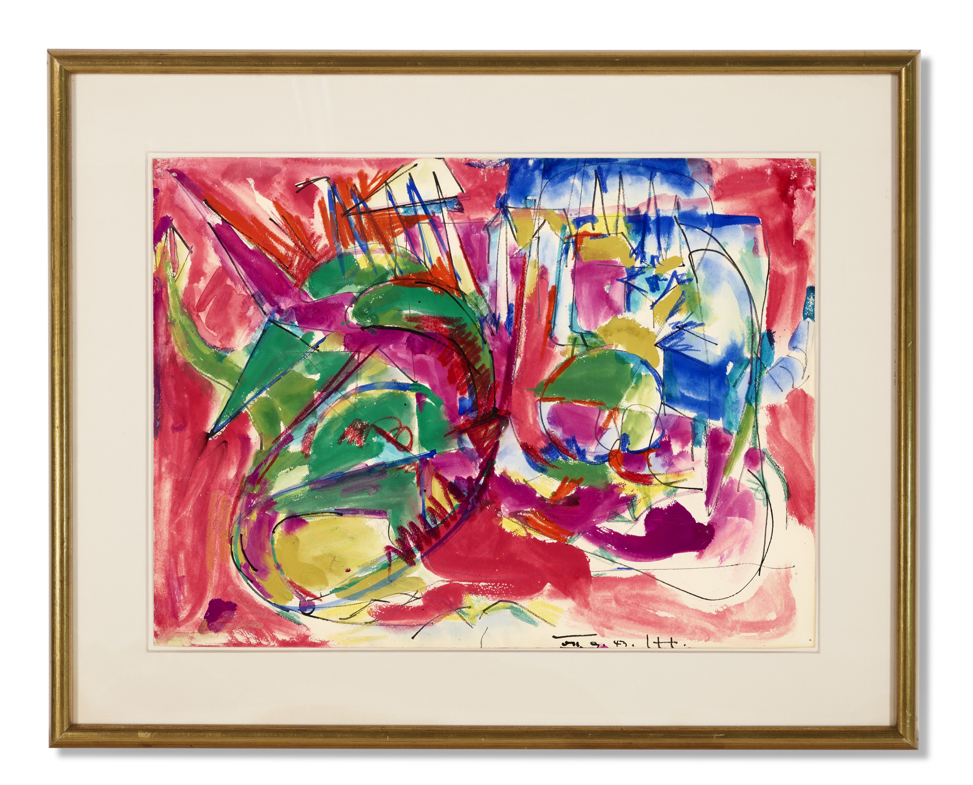 Hans Hofmann — Вид на гавань, изображение 2