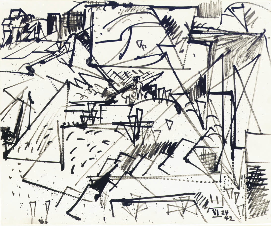 Hans Hofmann — Без названия