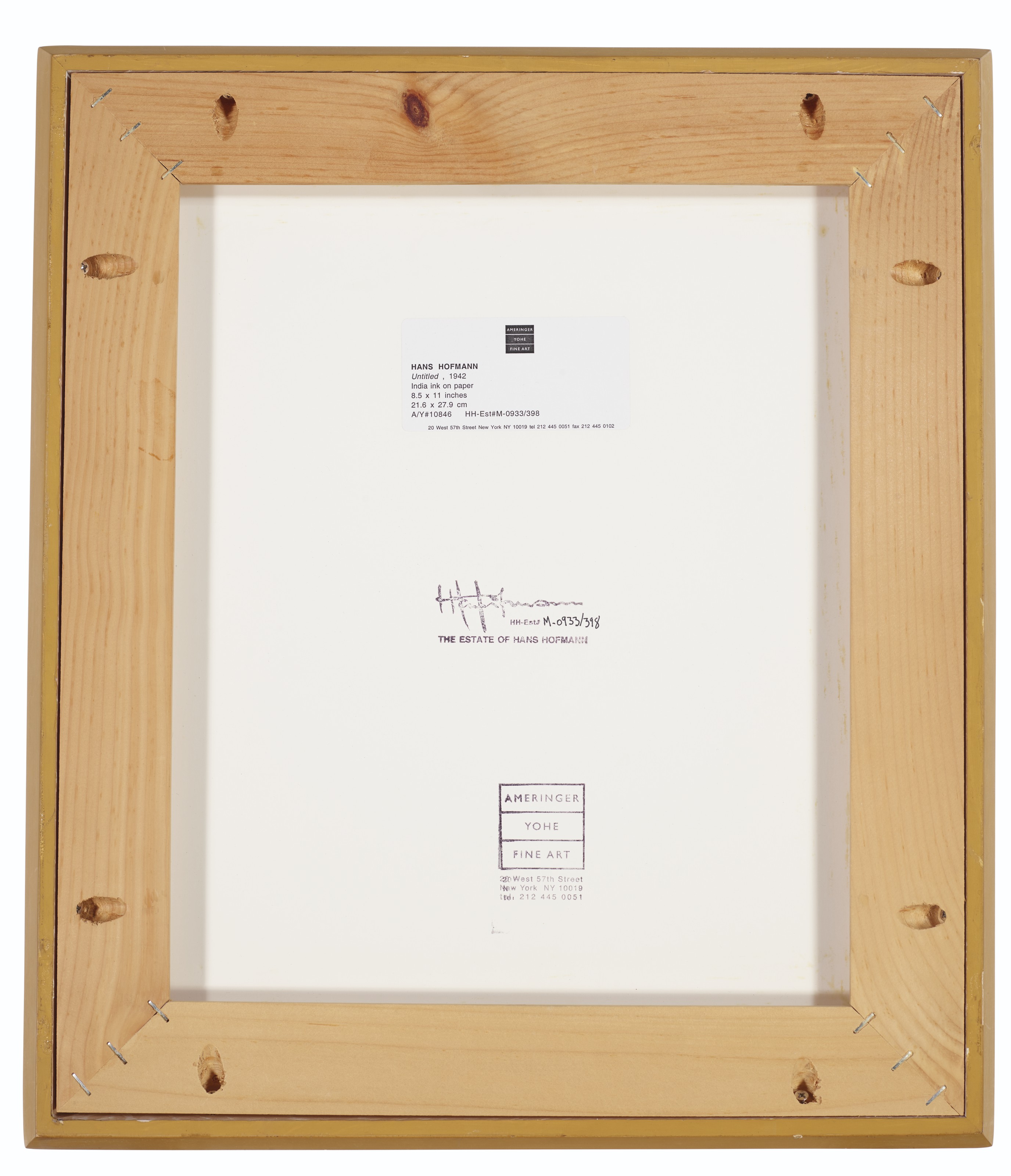 Hans Hofmann — Без названия, изображение 3