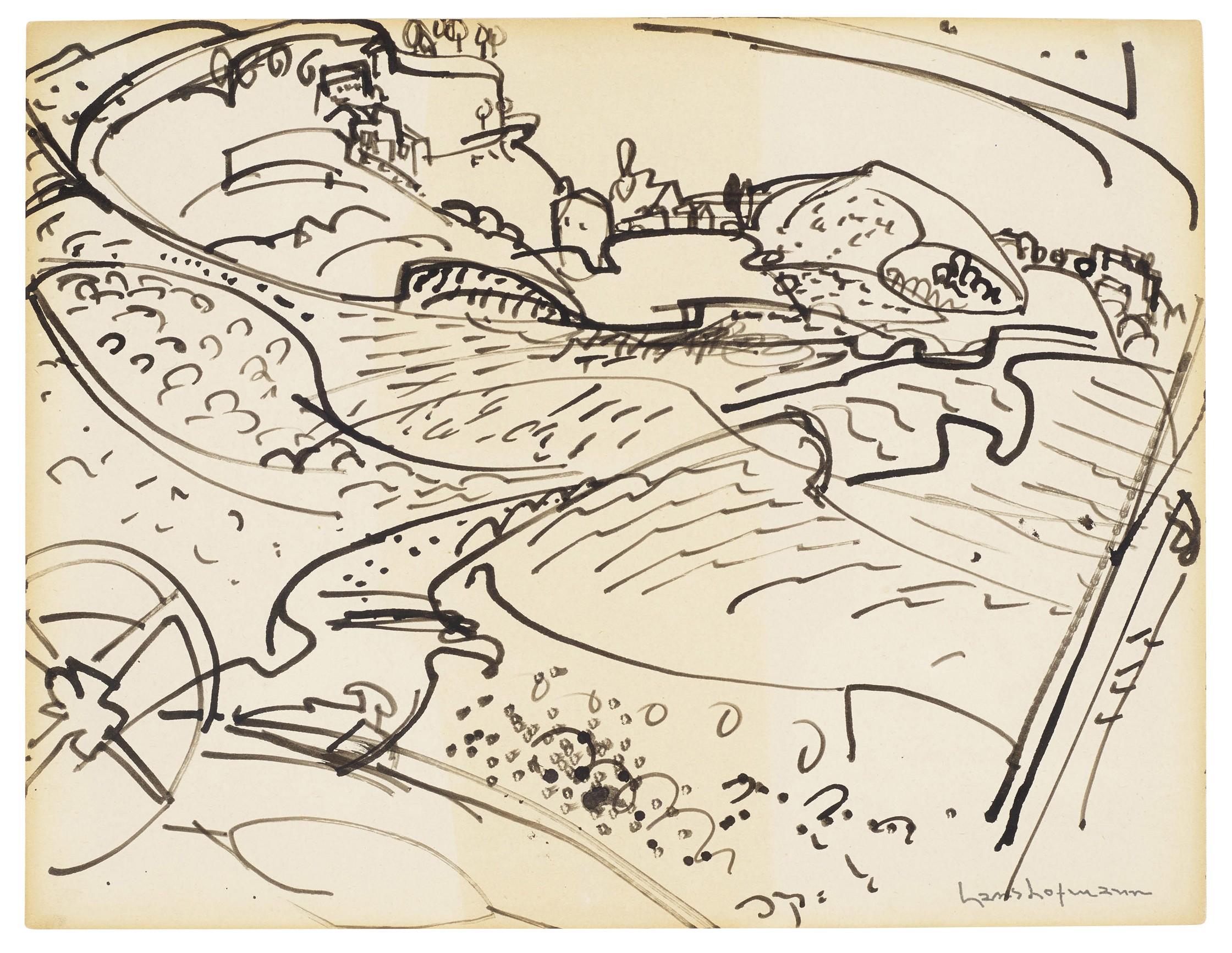 Hans Hofmann — Без названия