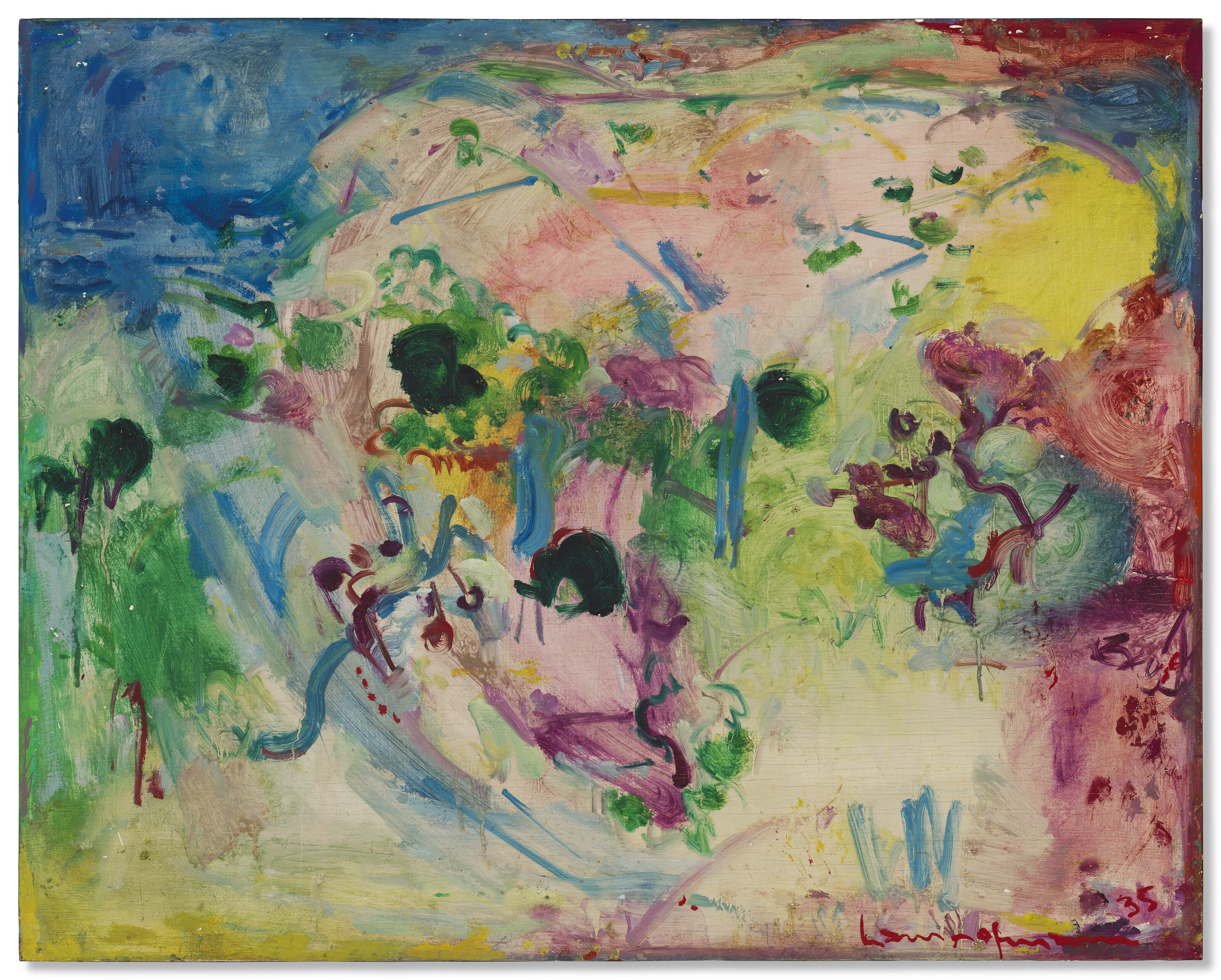 Hans Hofmann — Без названия (Пейзаж)