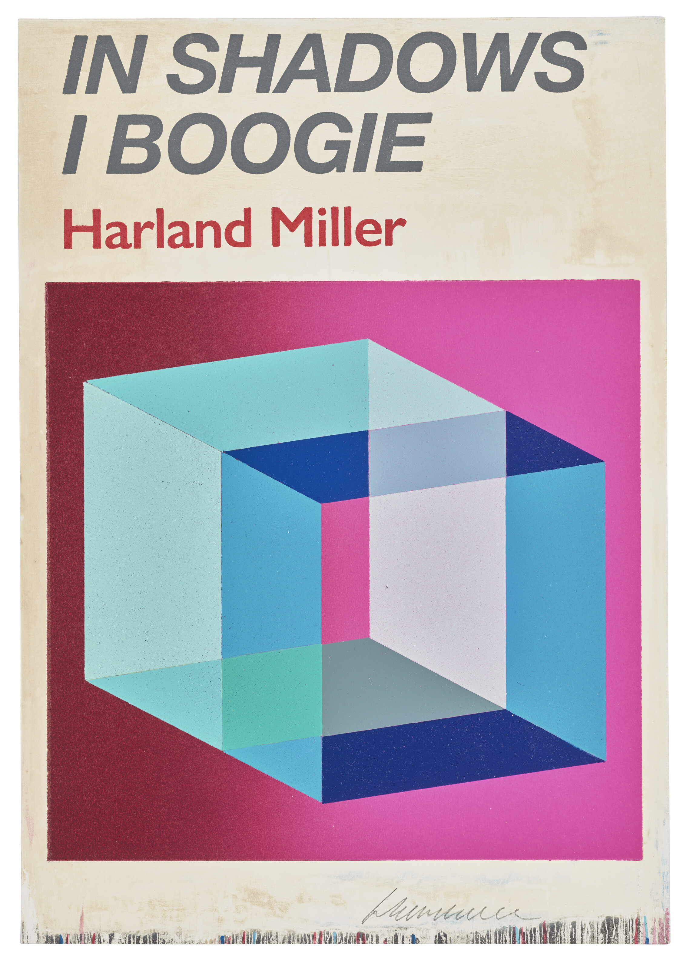 Harland Miller — В тенях я танцую Буги-вуги (розовый)