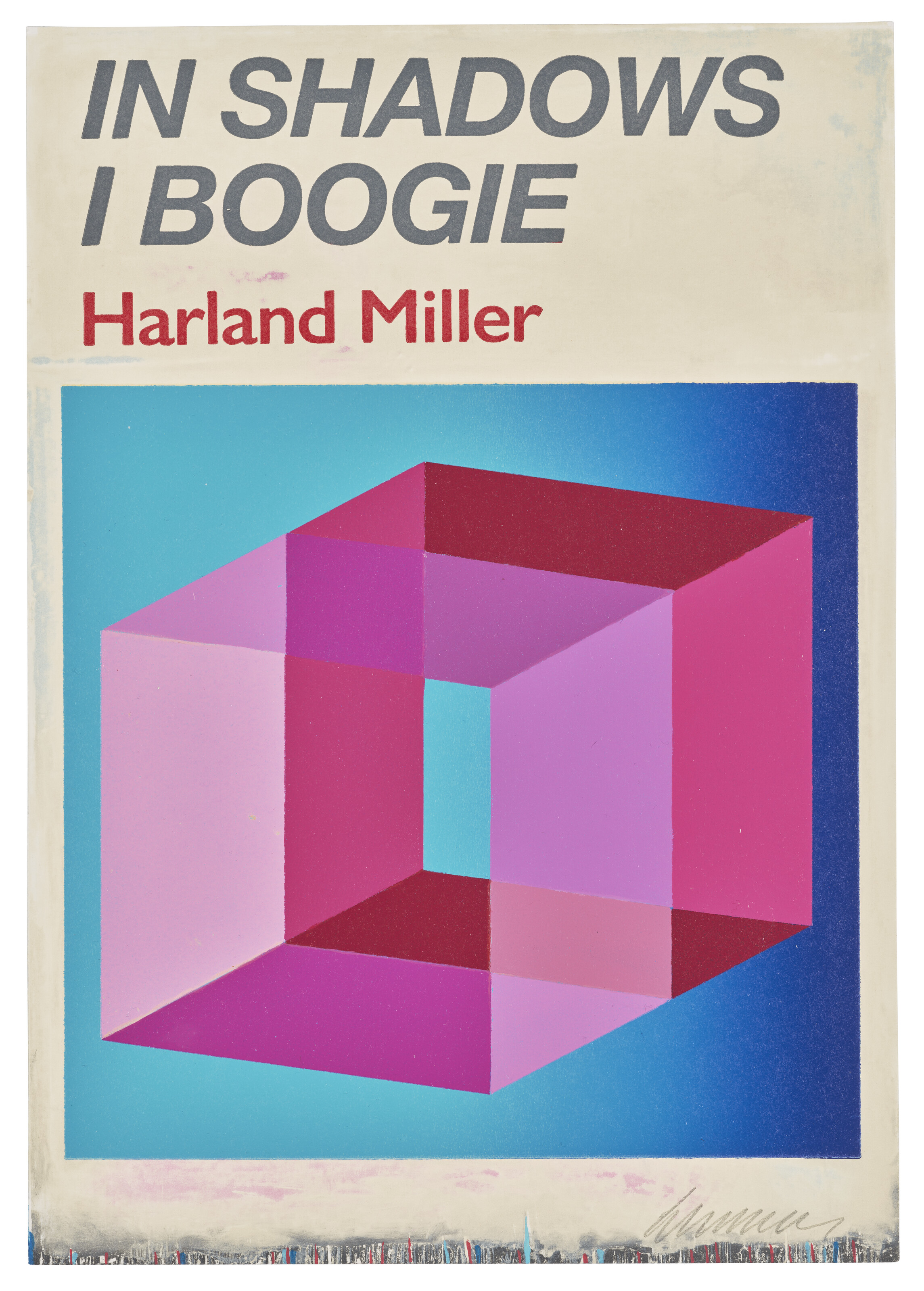 Harland Miller — В тенях я исполняю Буги-вуги (Синий)