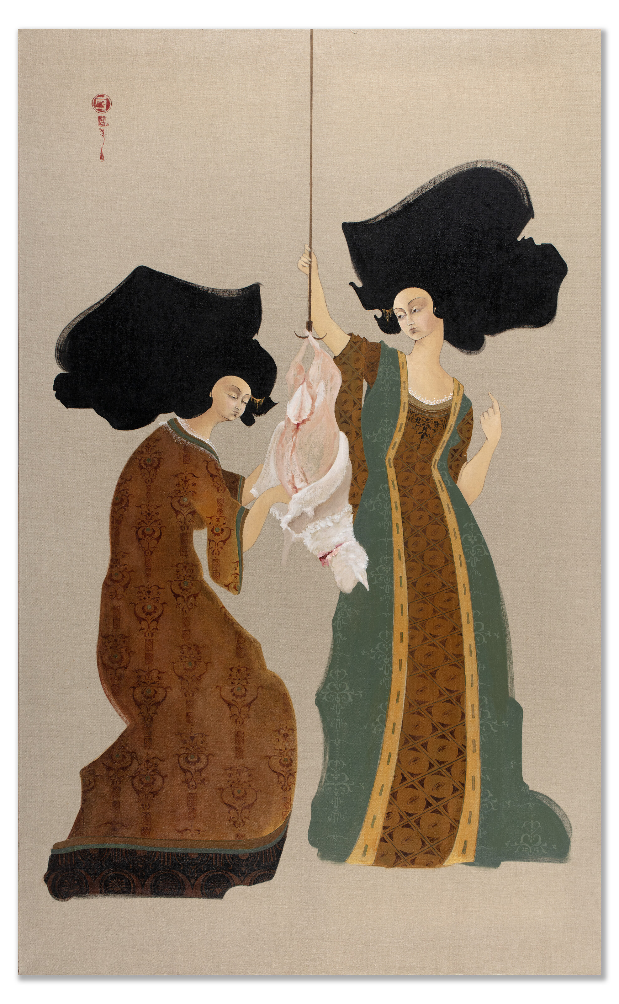 Hayv Kahraman — Свежевание ягненка