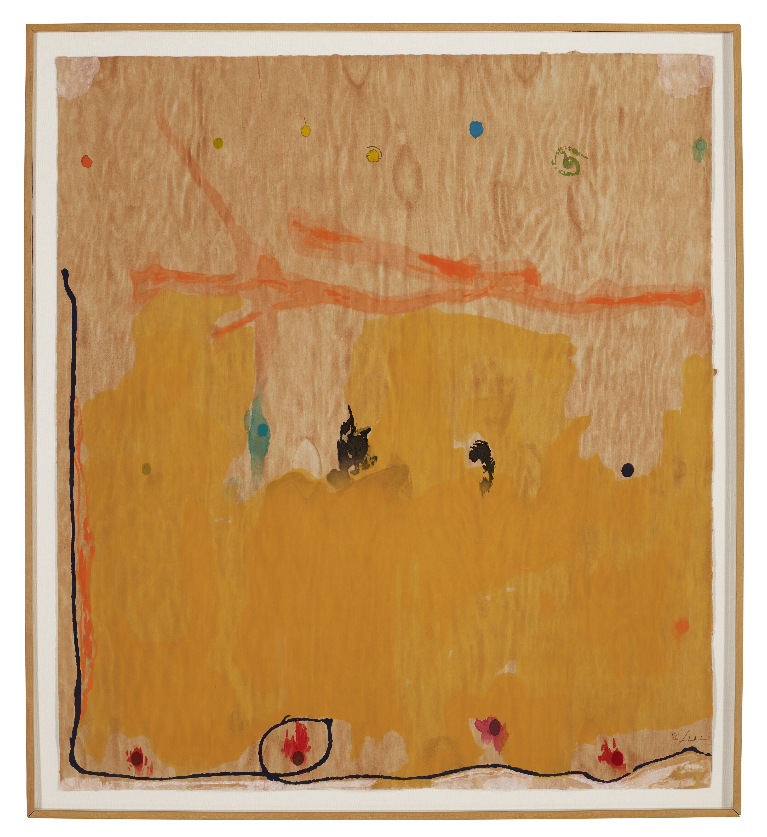 Helen Frankenthaler — "Сказки о Гэндзи II", из "Сказок о Гэндзи", изображение 2